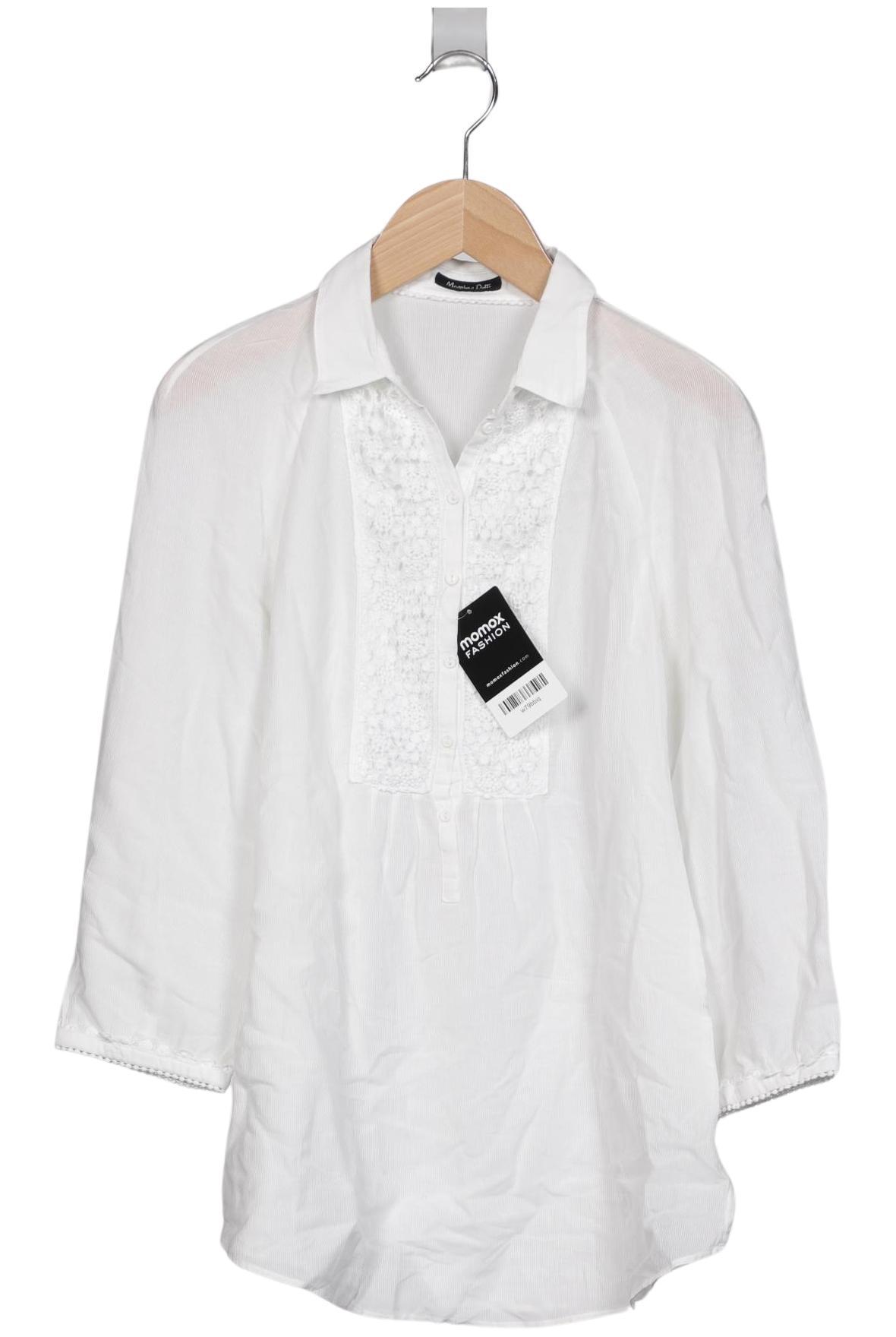 

Massimo Dutti Damen Bluse, weiß, Gr. 36