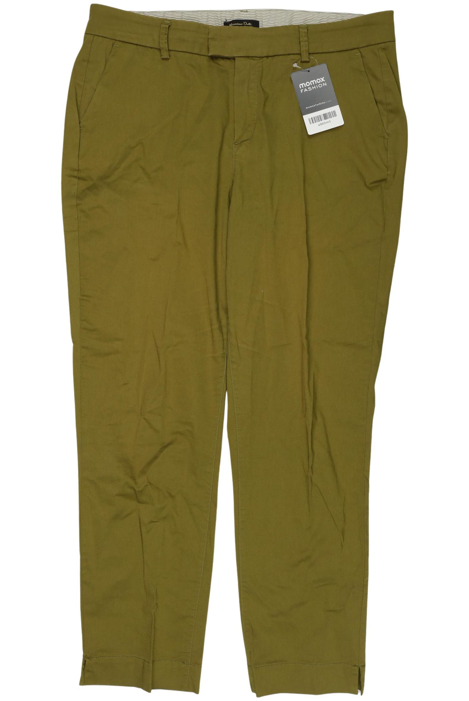 

Massimo Dutti Damen Stoffhose, grün, Gr. 40