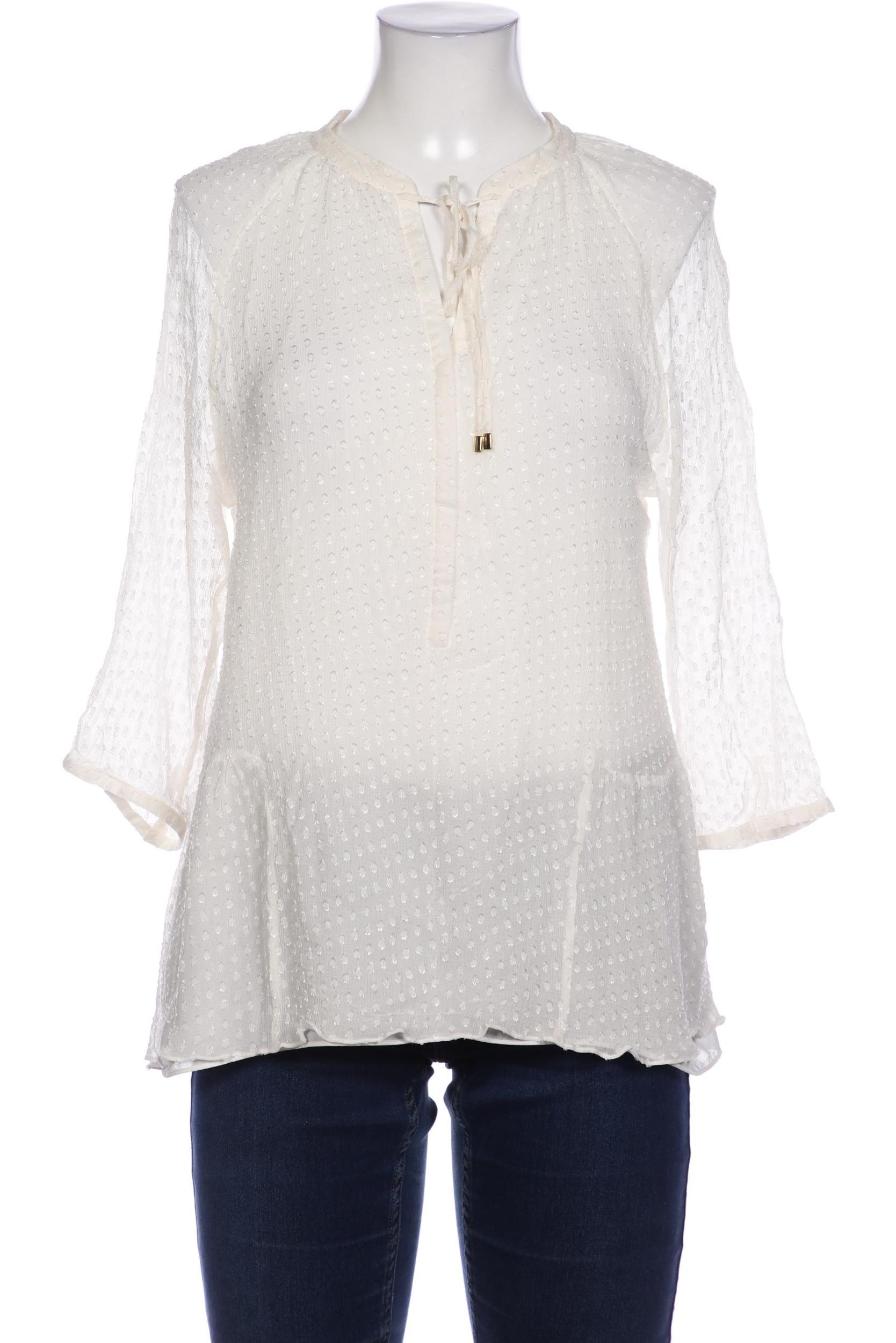 

Massimo Dutti Damen Bluse, weiß, Gr. 42