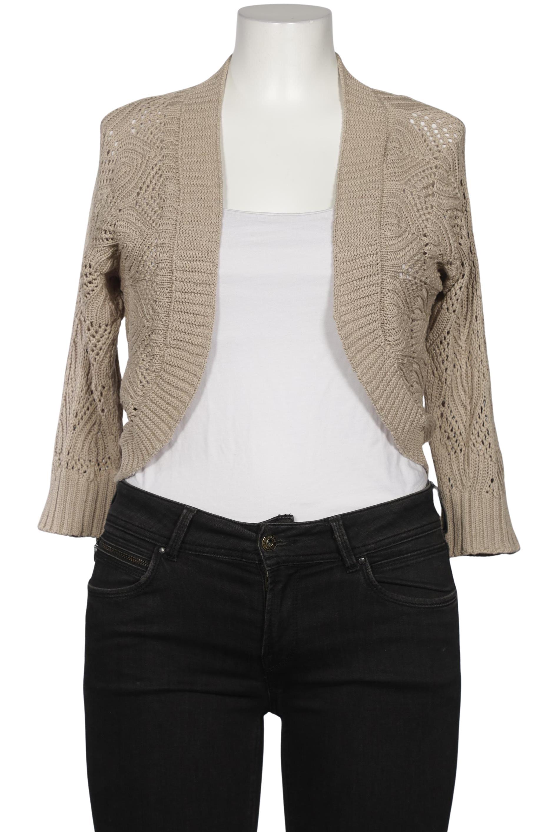 

Massimo Dutti Damen Strickjacke, beige, Gr. 44