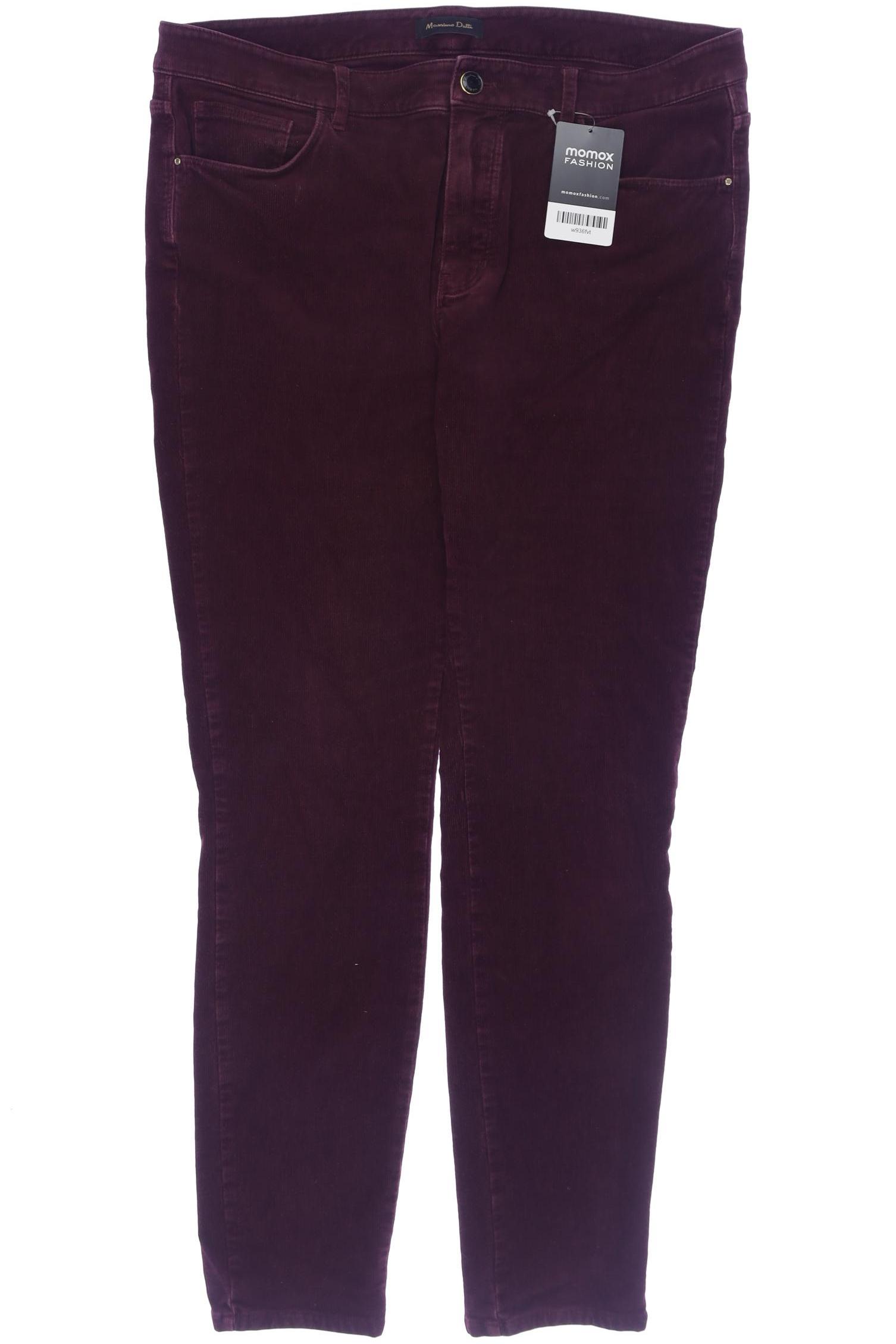 

Massimo Dutti Damen Stoffhose, bordeaux, Gr. 42