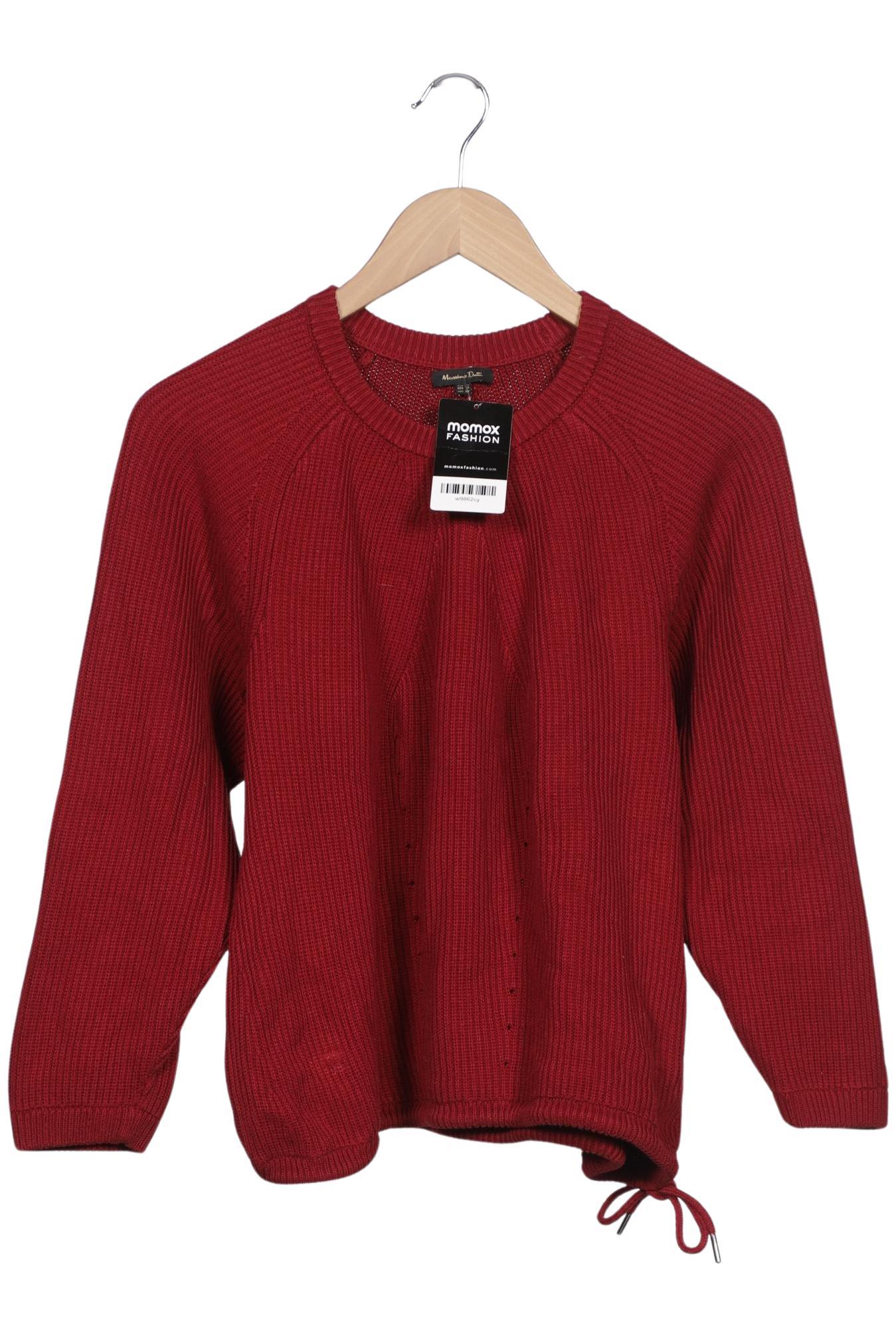 

Massimo Dutti Damen Pullover, bordeaux, Gr. 36