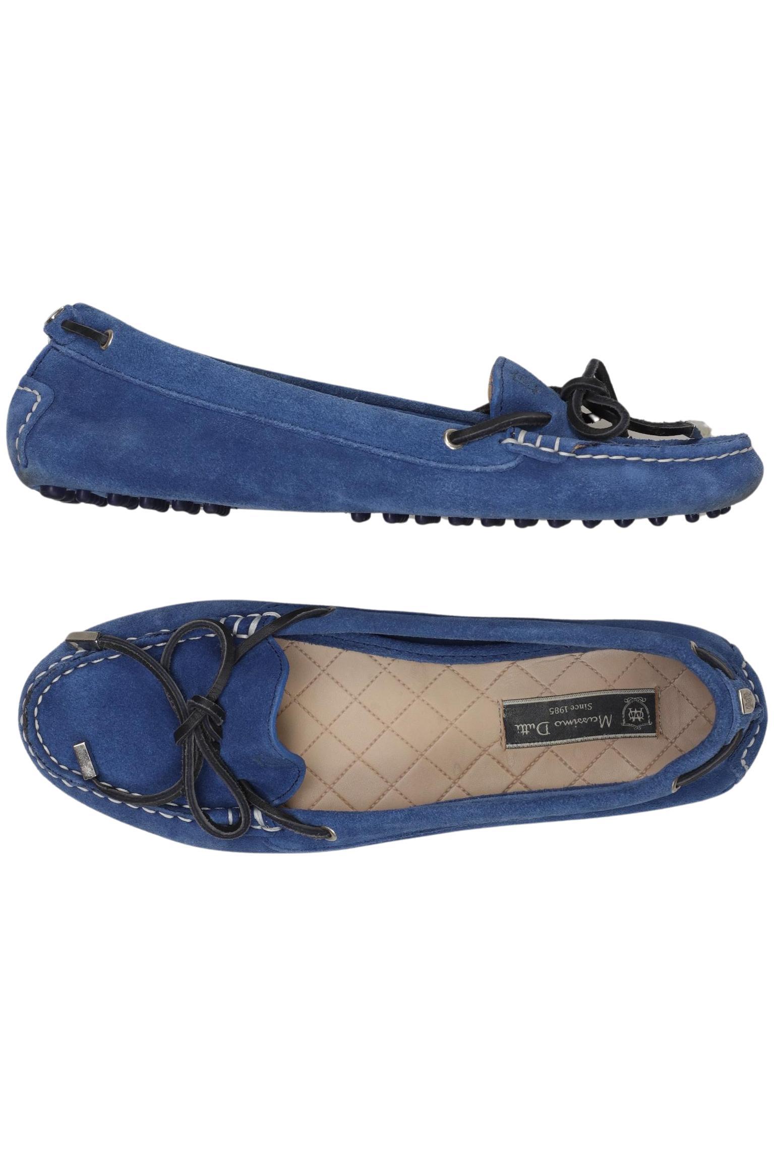 

Massimo Dutti Damen Halbschuh, blau, Gr. 38