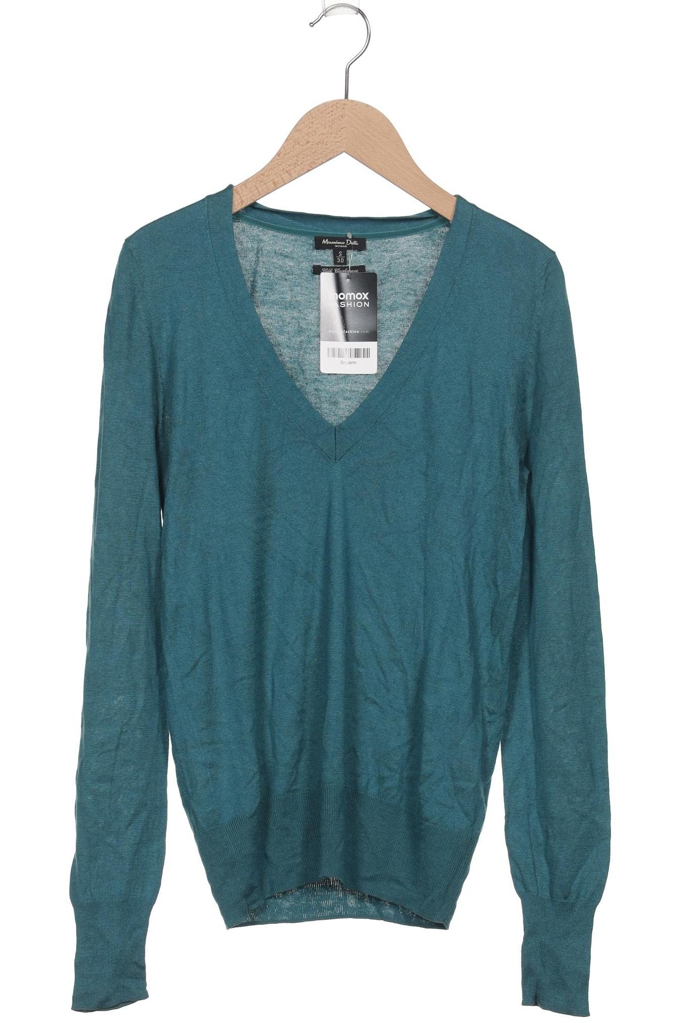 

Massimo Dutti Damen Pullover, türkis, Gr. 36