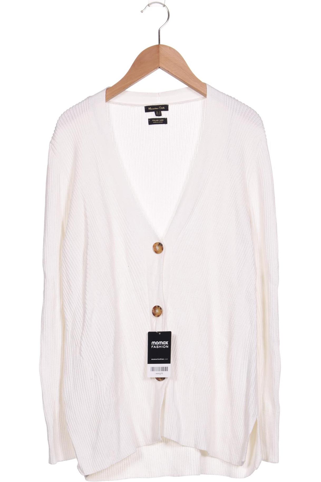 

Massimo Dutti Damen Strickjacke, weiß