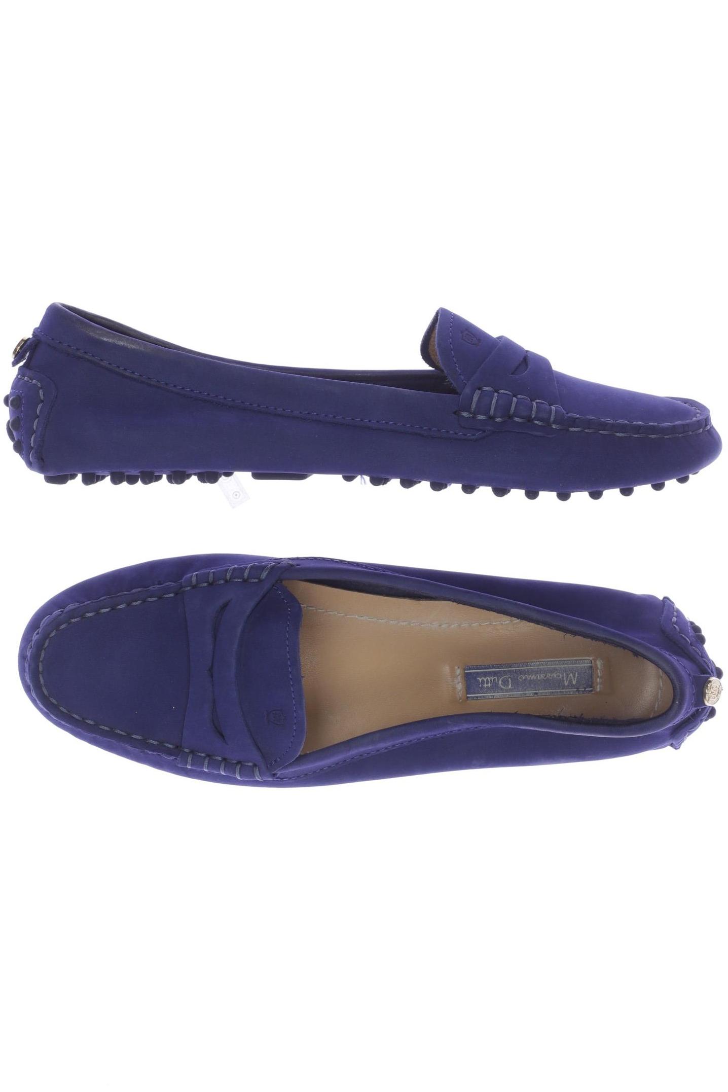 

Massimo Dutti Damen Halbschuh, blau, Gr. 36