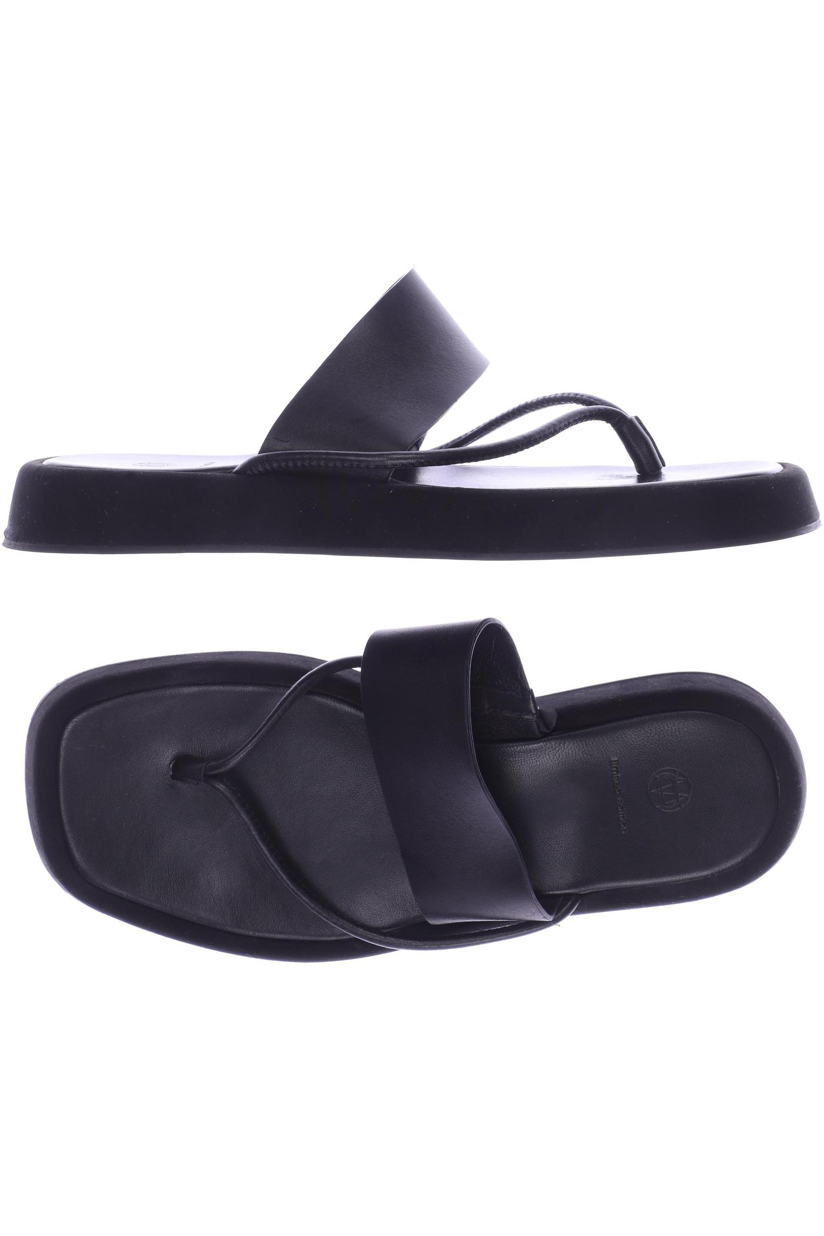 

Massimo Dutti Damen Sandale, schwarz, Gr. 38