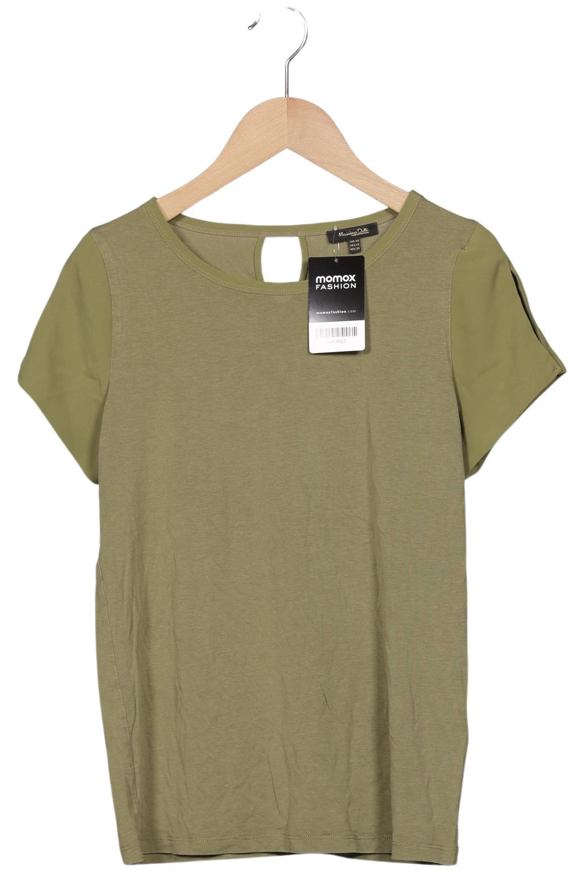 

Massimo Dutti Damen T-Shirt, grün, Gr. 34