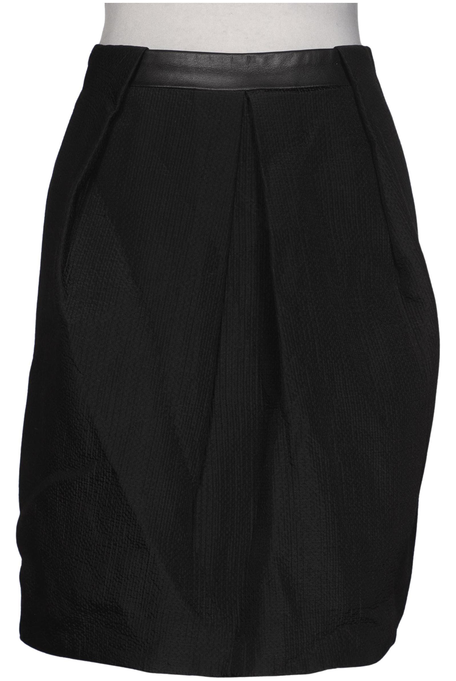 

Massimo Dutti Damen Rock, schwarz, Gr. 40