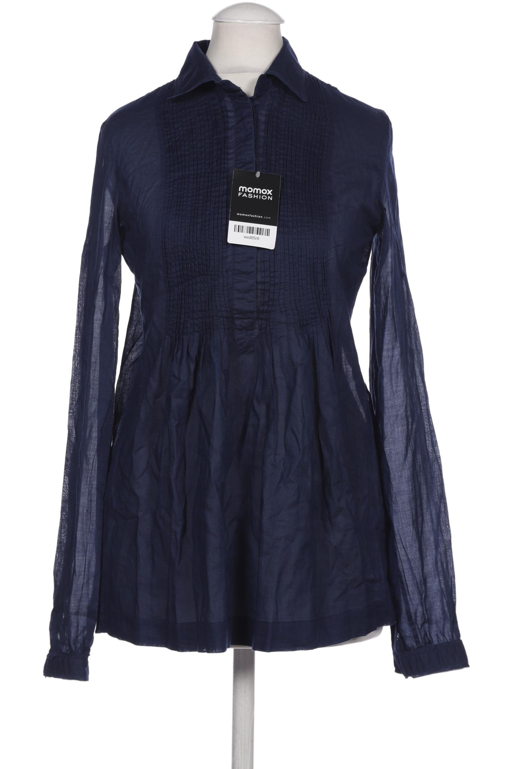 

Massimo Dutti Damen Bluse, marineblau, Gr. 34