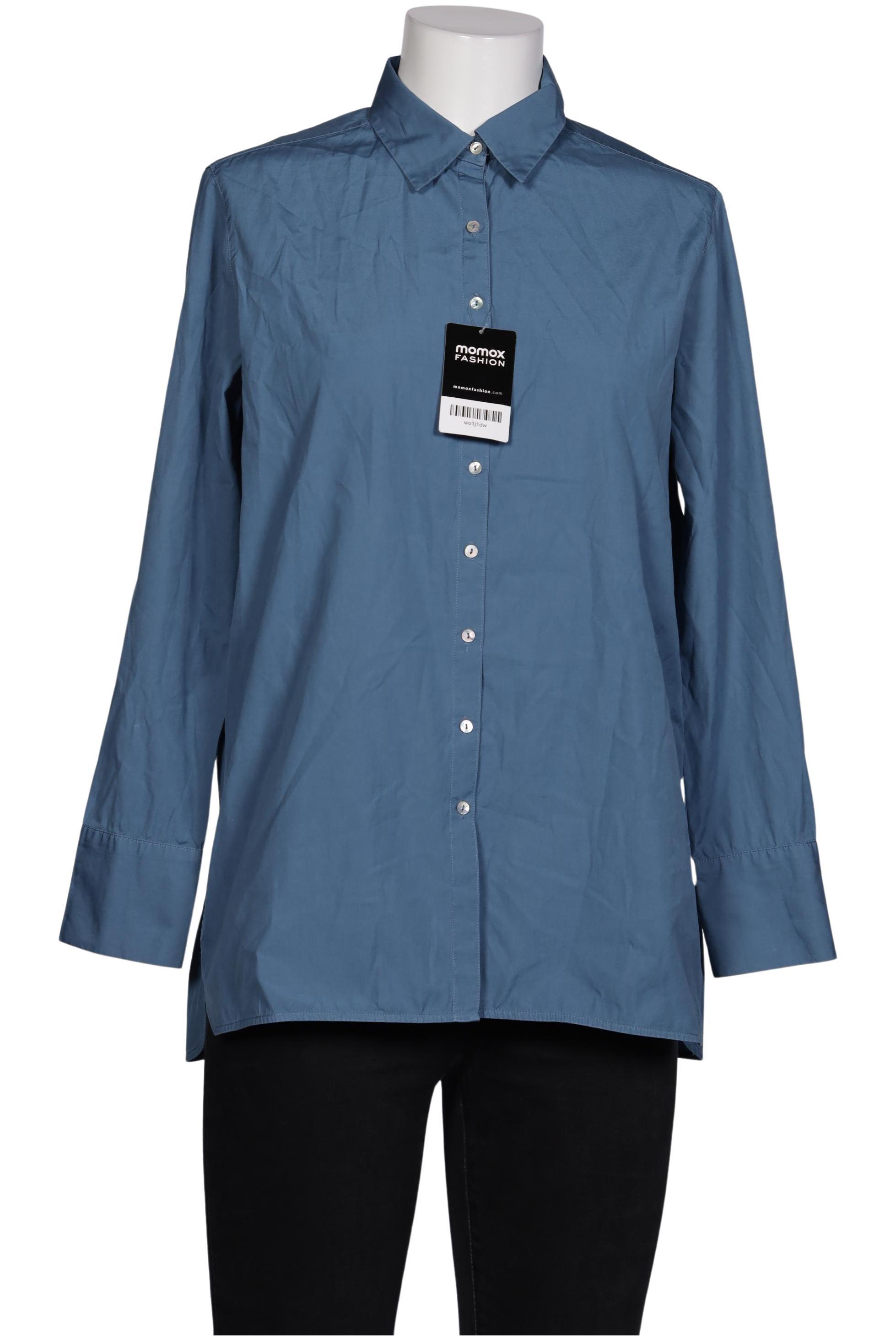 

Massimo Dutti Damen Bluse, blau, Gr. 38