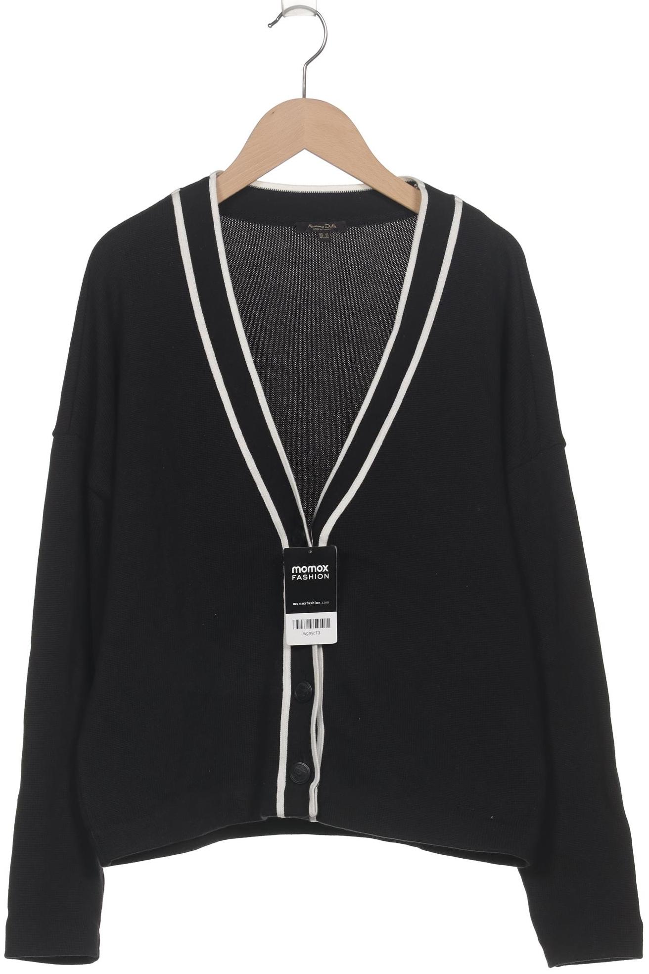 

Massimo Dutti Damen Strickjacke, schwarz, Gr. 34