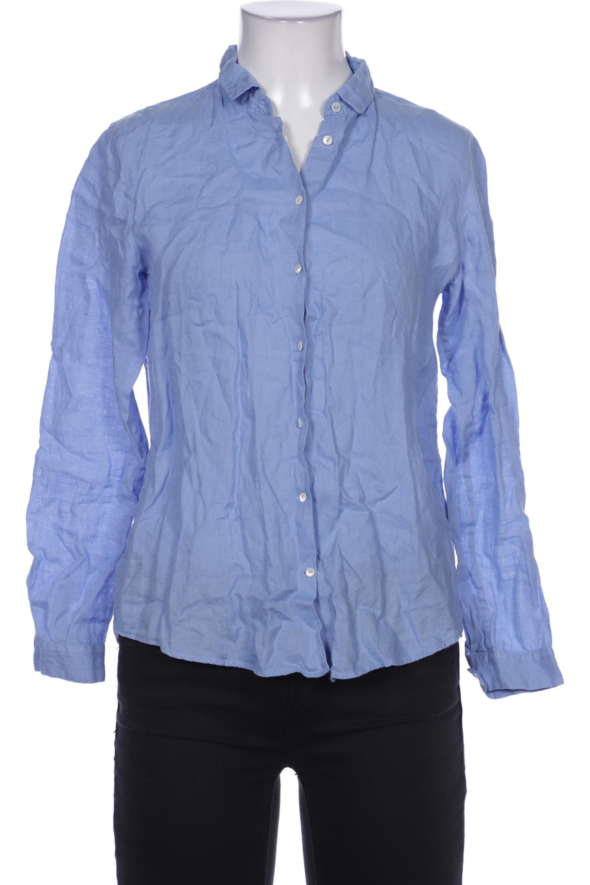 

Massimo Dutti Damen Bluse, blau, Gr. 36