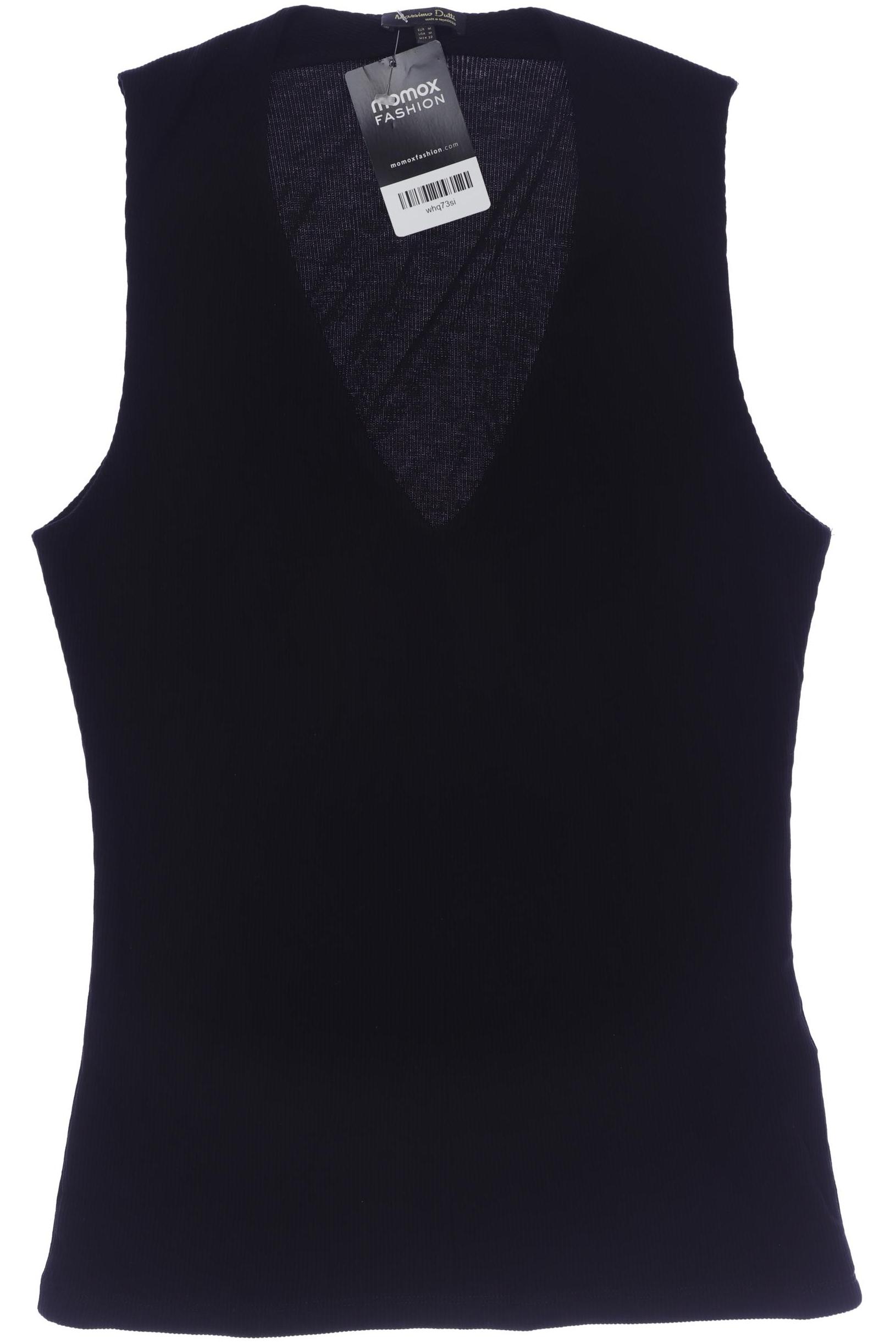 

Massimo Dutti Damen Top, schwarz, Gr. 38