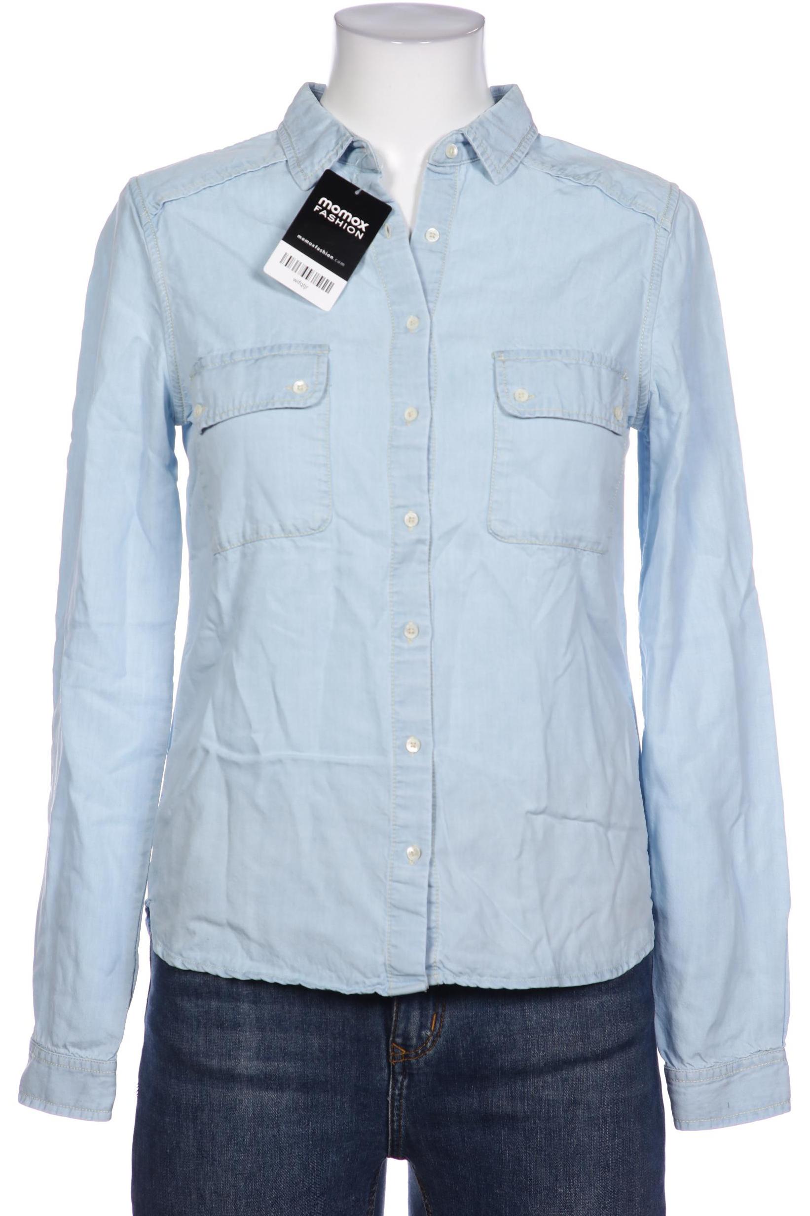 

Massimo Dutti Damen Bluse, hellblau