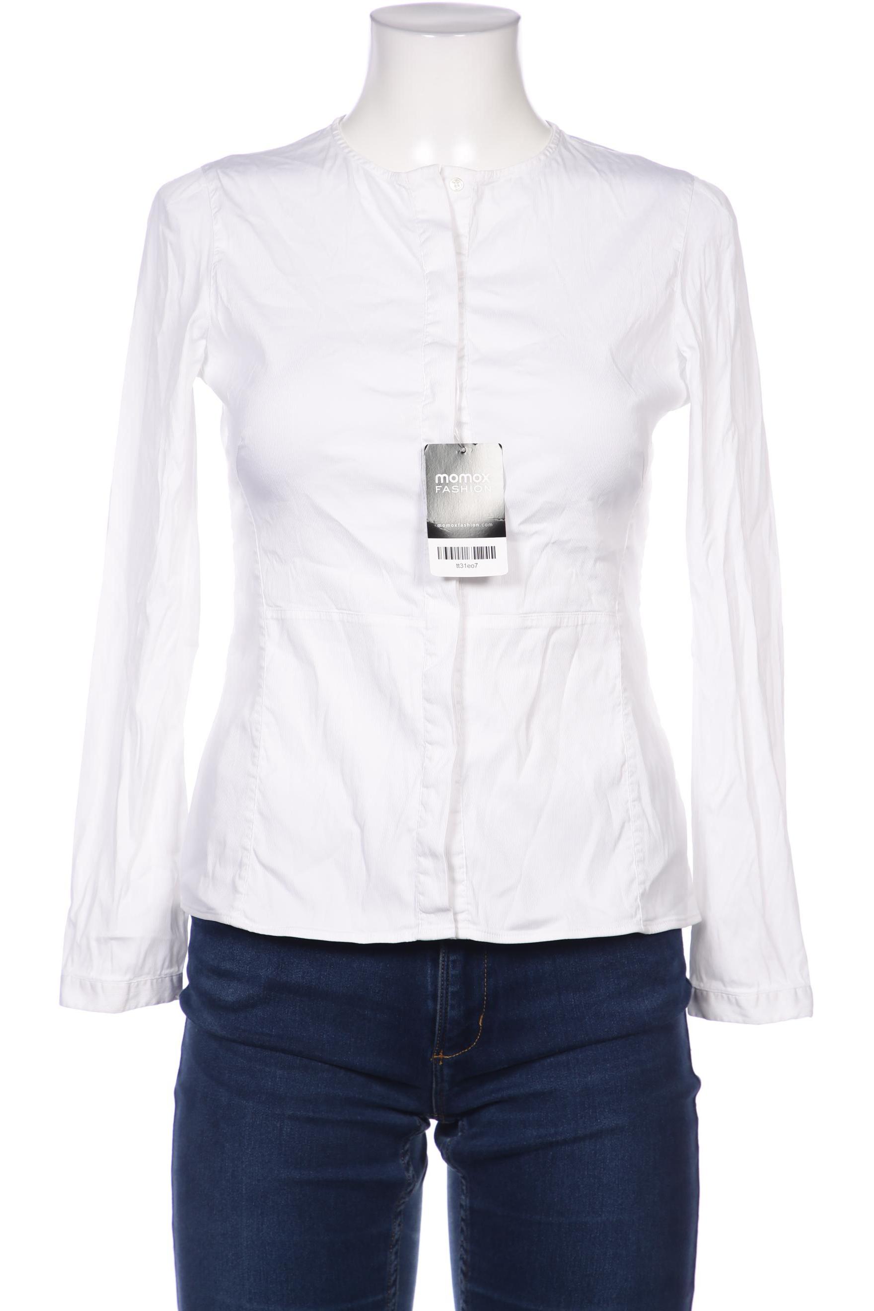 

Massimo Dutti Damen Bluse, weiß, Gr. 40