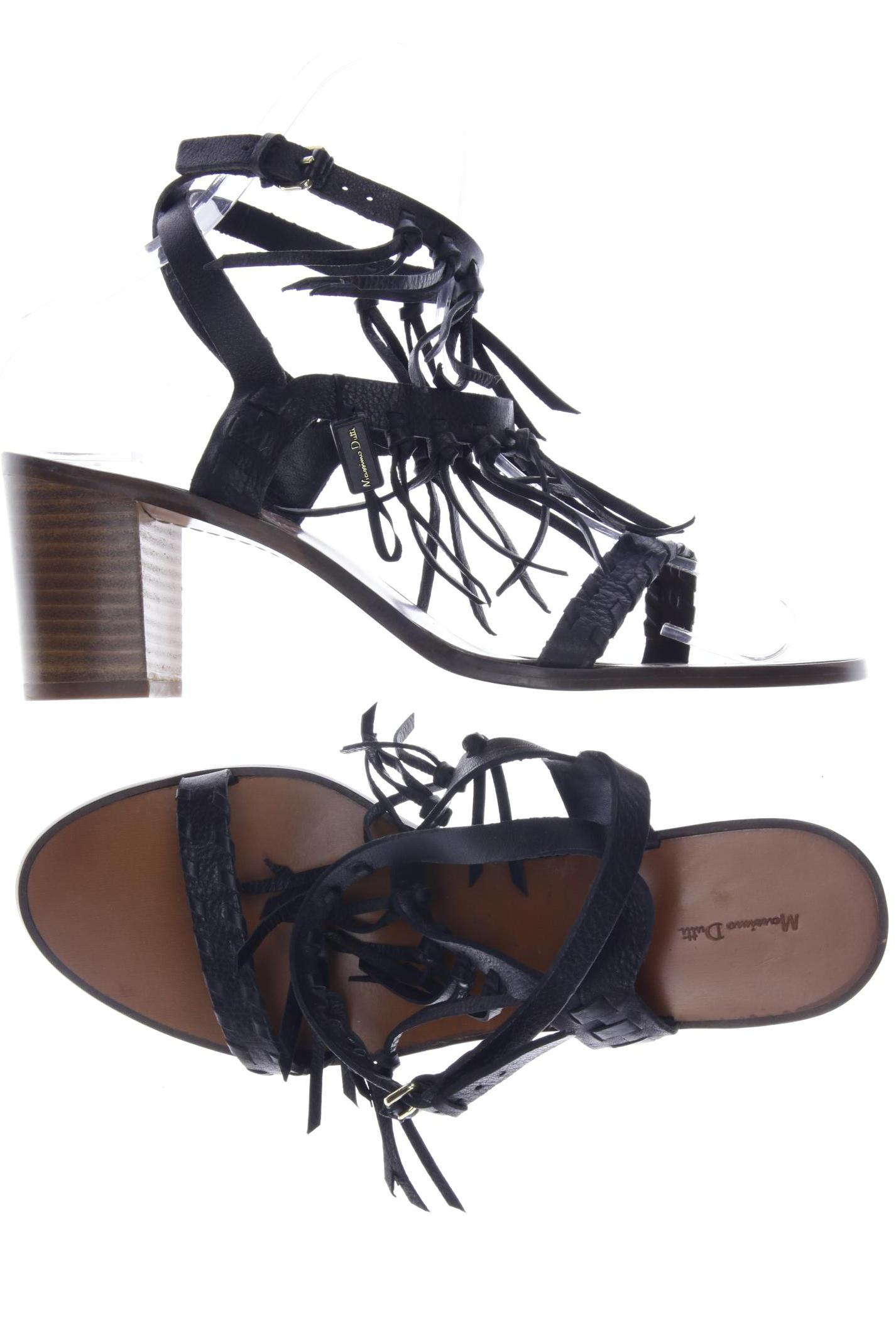 

Massimo Dutti Damen Sandale, schwarz, Gr. 41