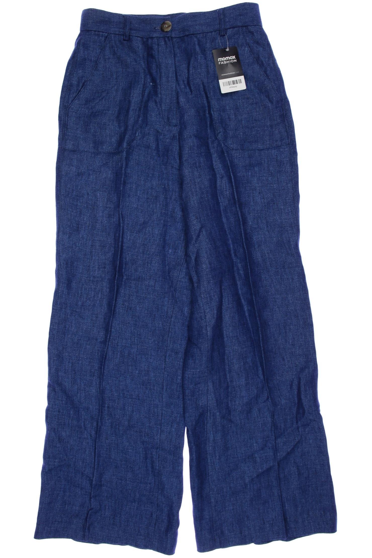 

Massimo Dutti Damen Stoffhose, blau, Gr. 36