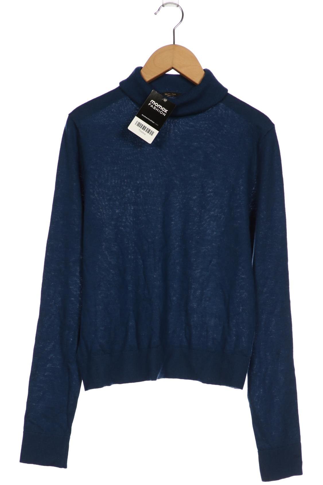 

Massimo Dutti Damen Pullover, blau, Gr. 38