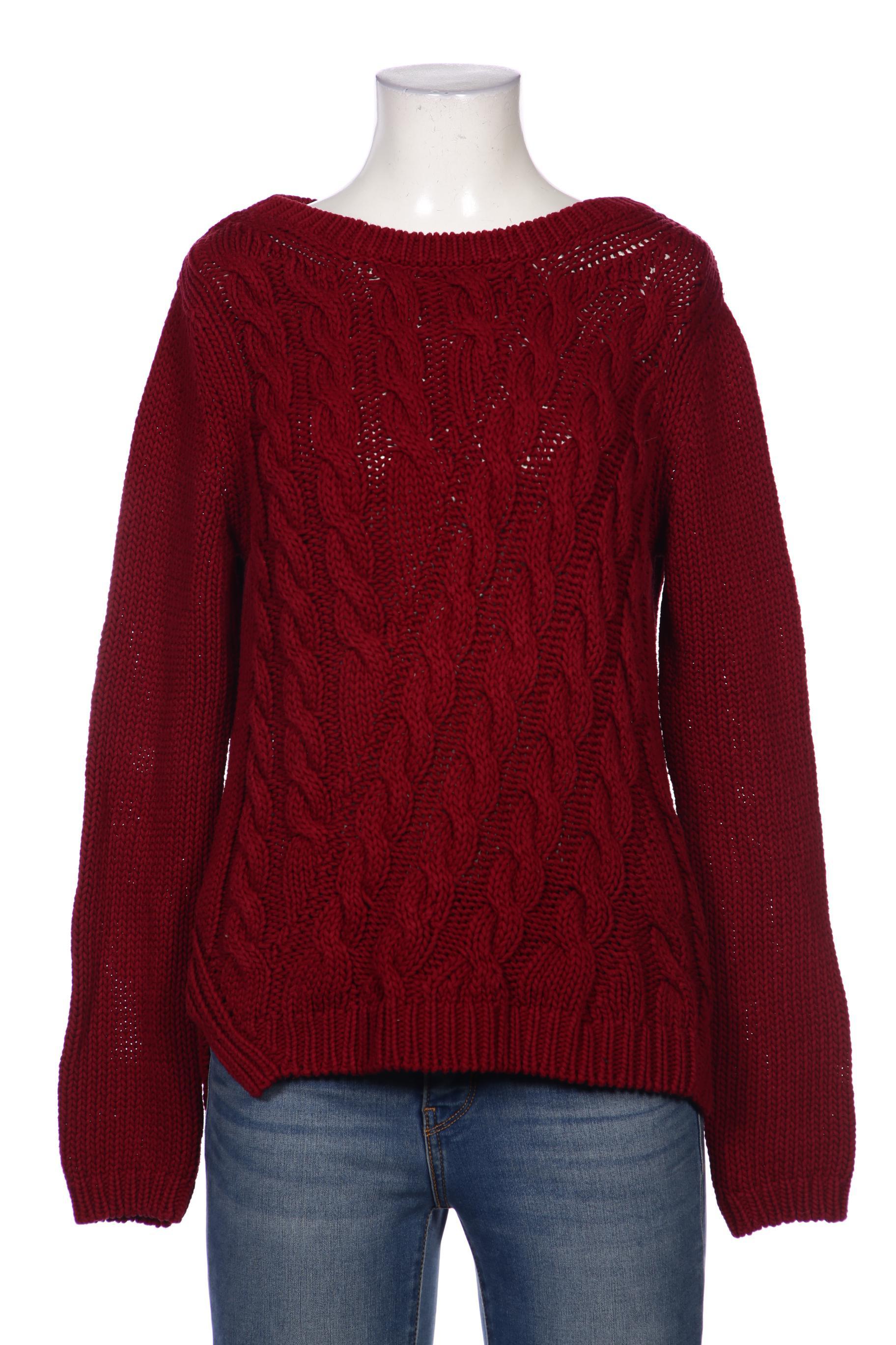 

Massimo Dutti Damen Pullover, bordeaux, Gr. 38