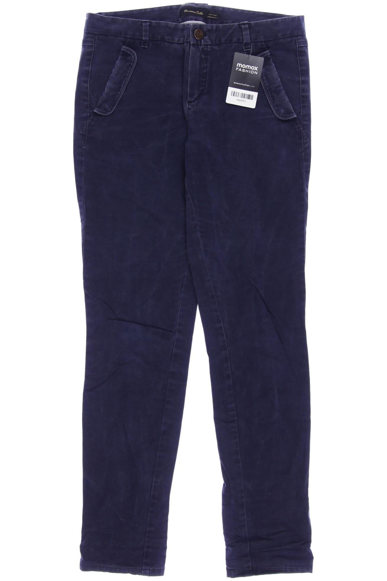 

Massimo Dutti Damen Stoffhose, marineblau, Gr. 36