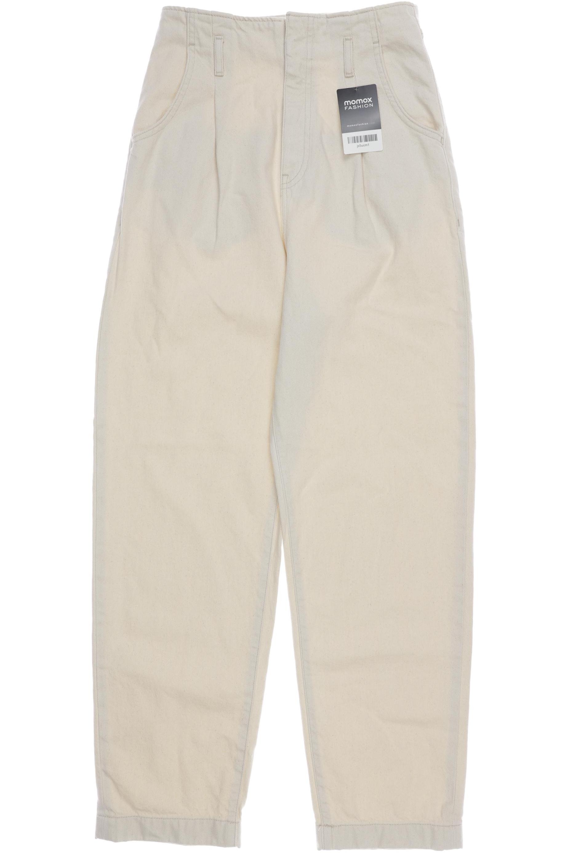 

Massimo Dutti Damen Jeans, cremeweiß, Gr. 34