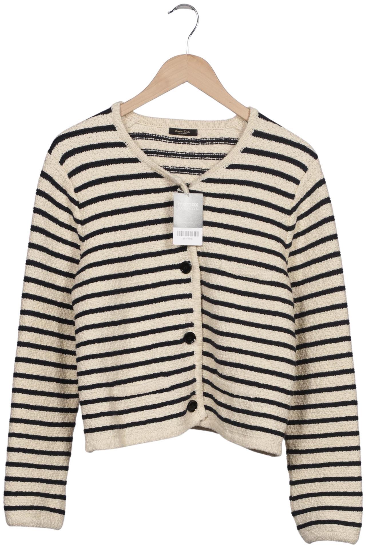 

Massimo Dutti Damen Strickjacke, beige, Gr. 42