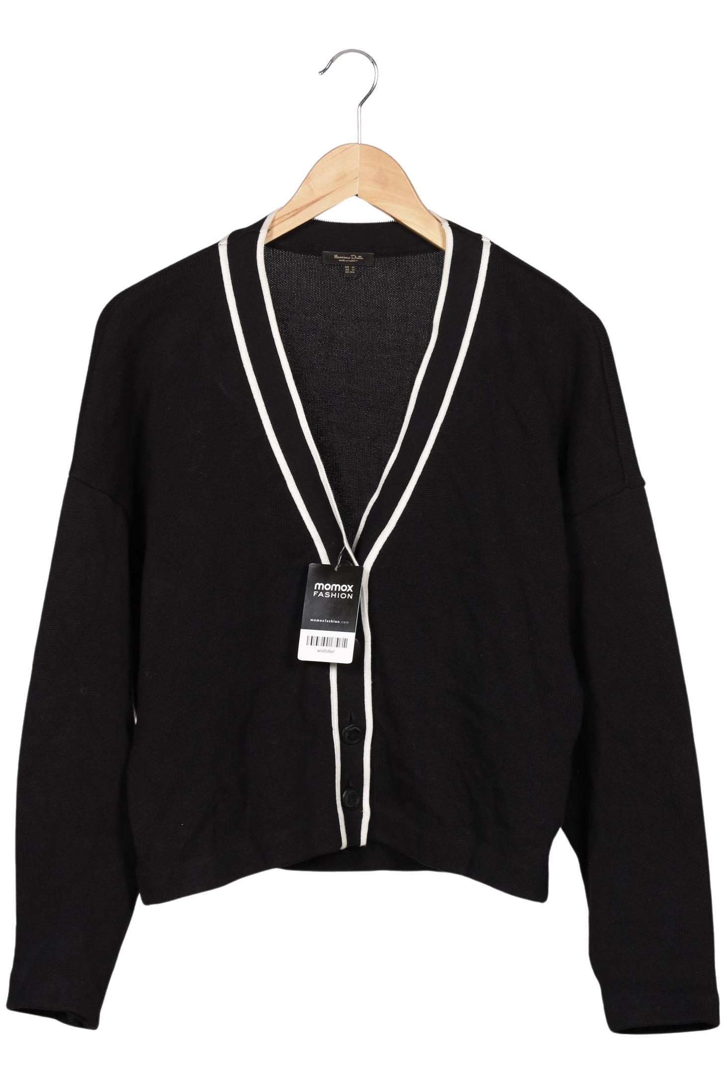 

Massimo Dutti Damen Strickjacke, schwarz, Gr. 34