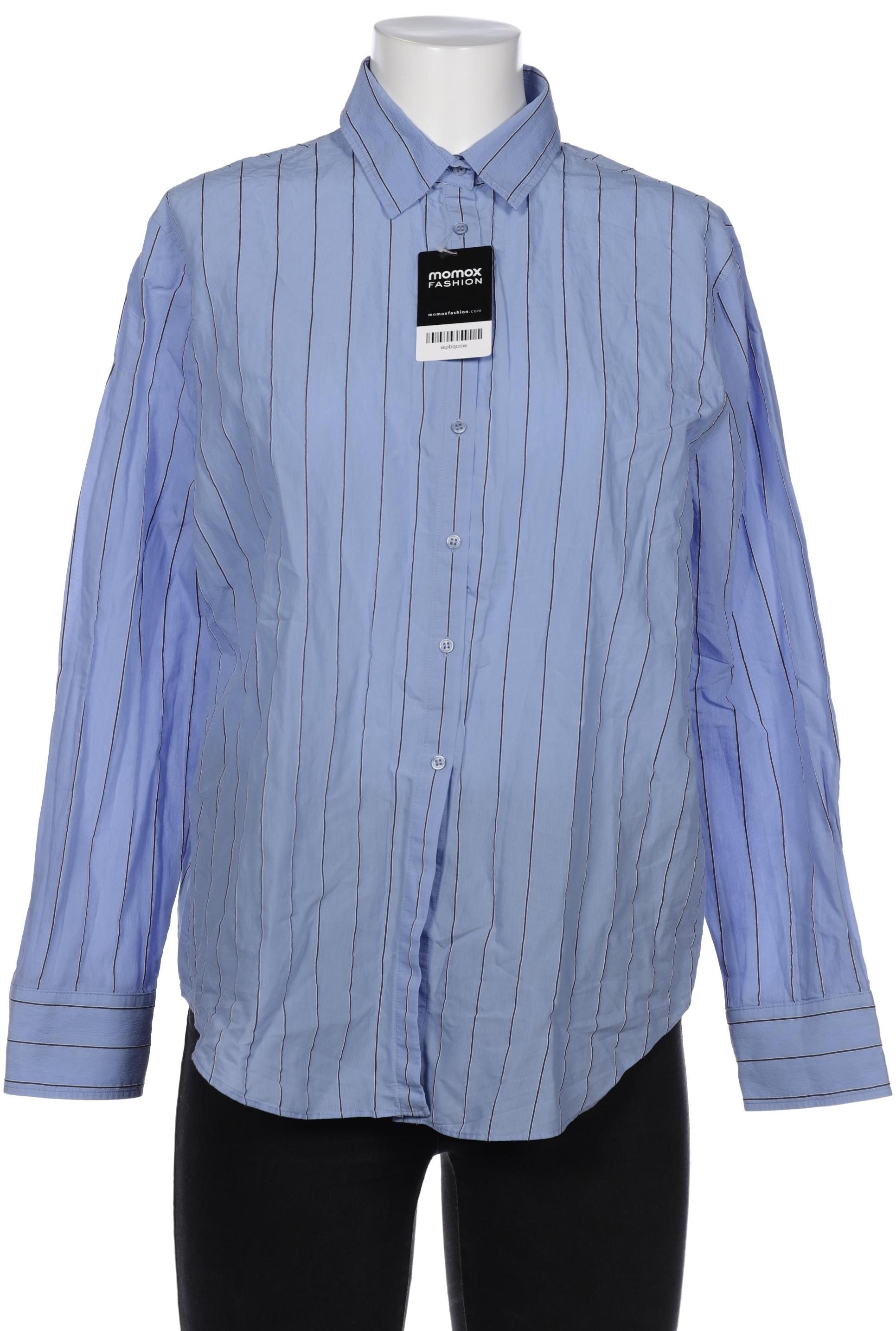 

Massimo Dutti Damen Bluse, blau, Gr. 38