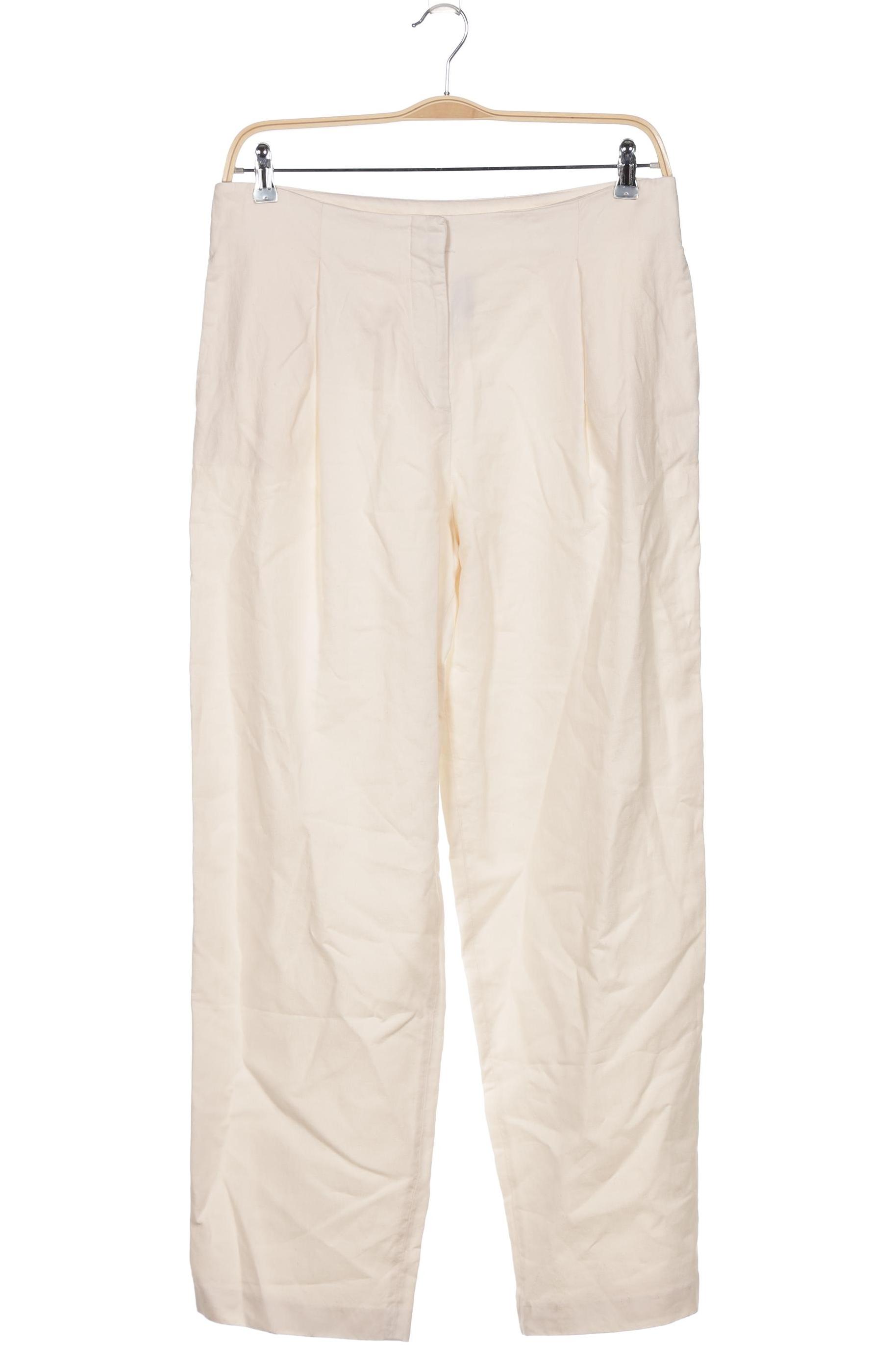

Massimo Dutti Damen Stoffhose, cremeweiß, Gr. 42