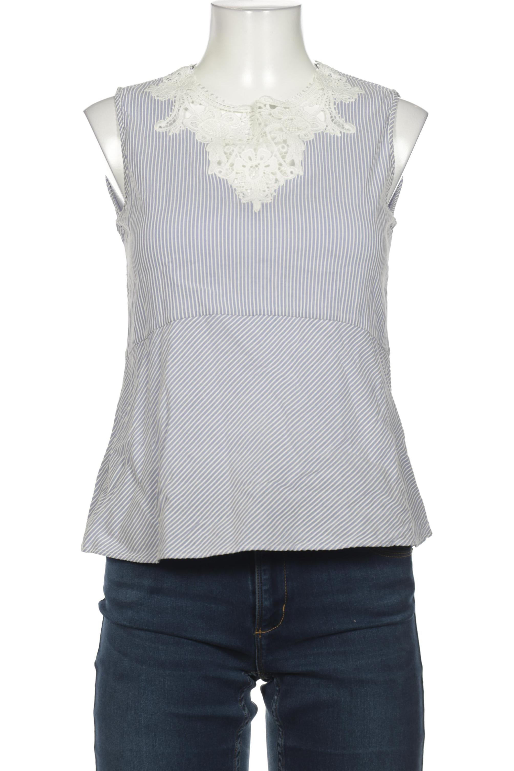 

Massimo Dutti Damen Bluse, blau, Gr. 40