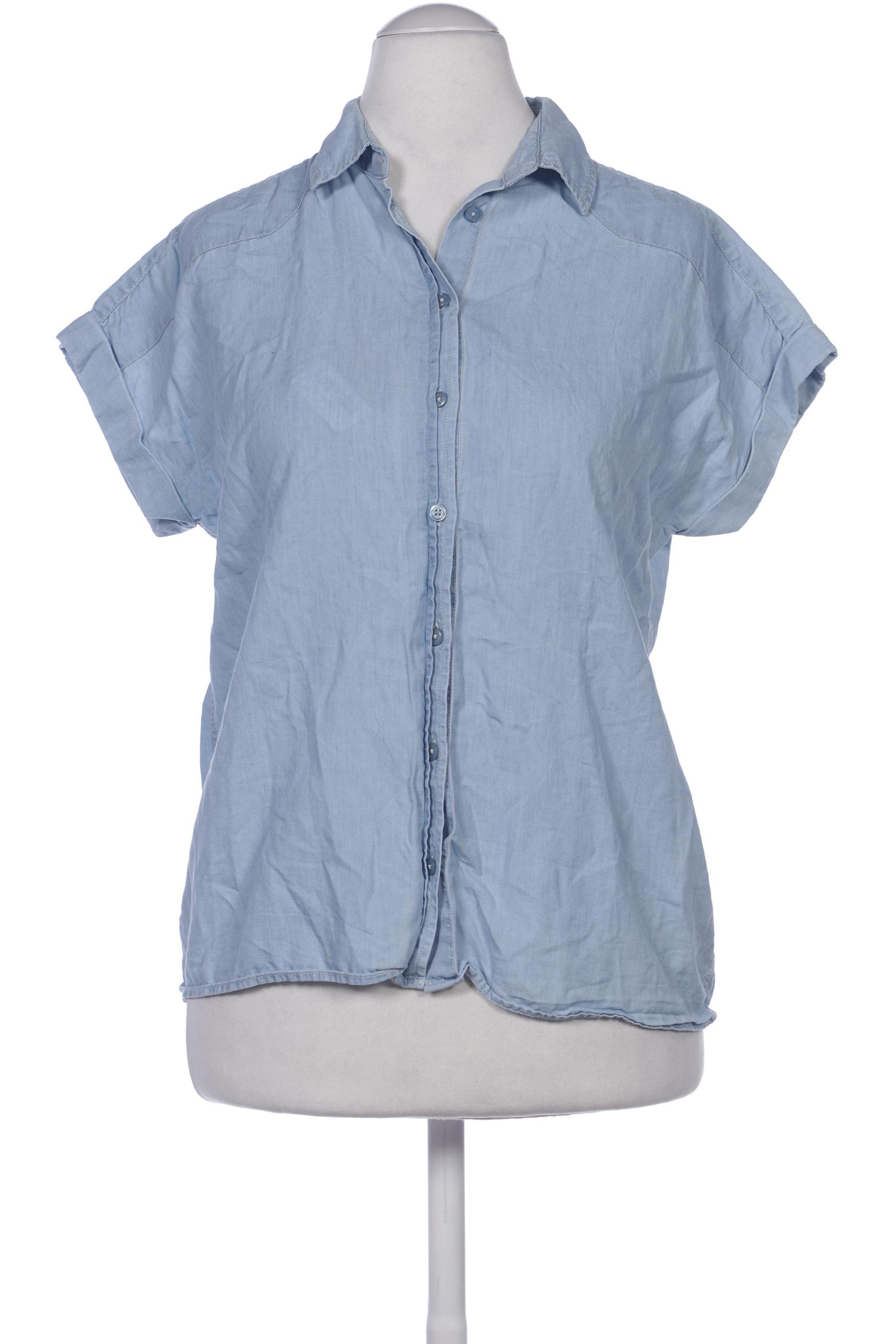 

Massimo Dutti Damen Bluse, blau, Gr. 38