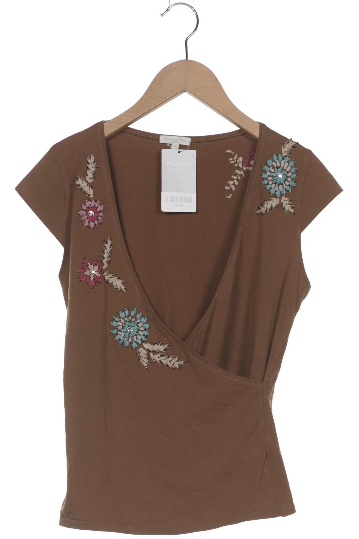 

Massimo Dutti Damen T-Shirt, braun, Gr. 38