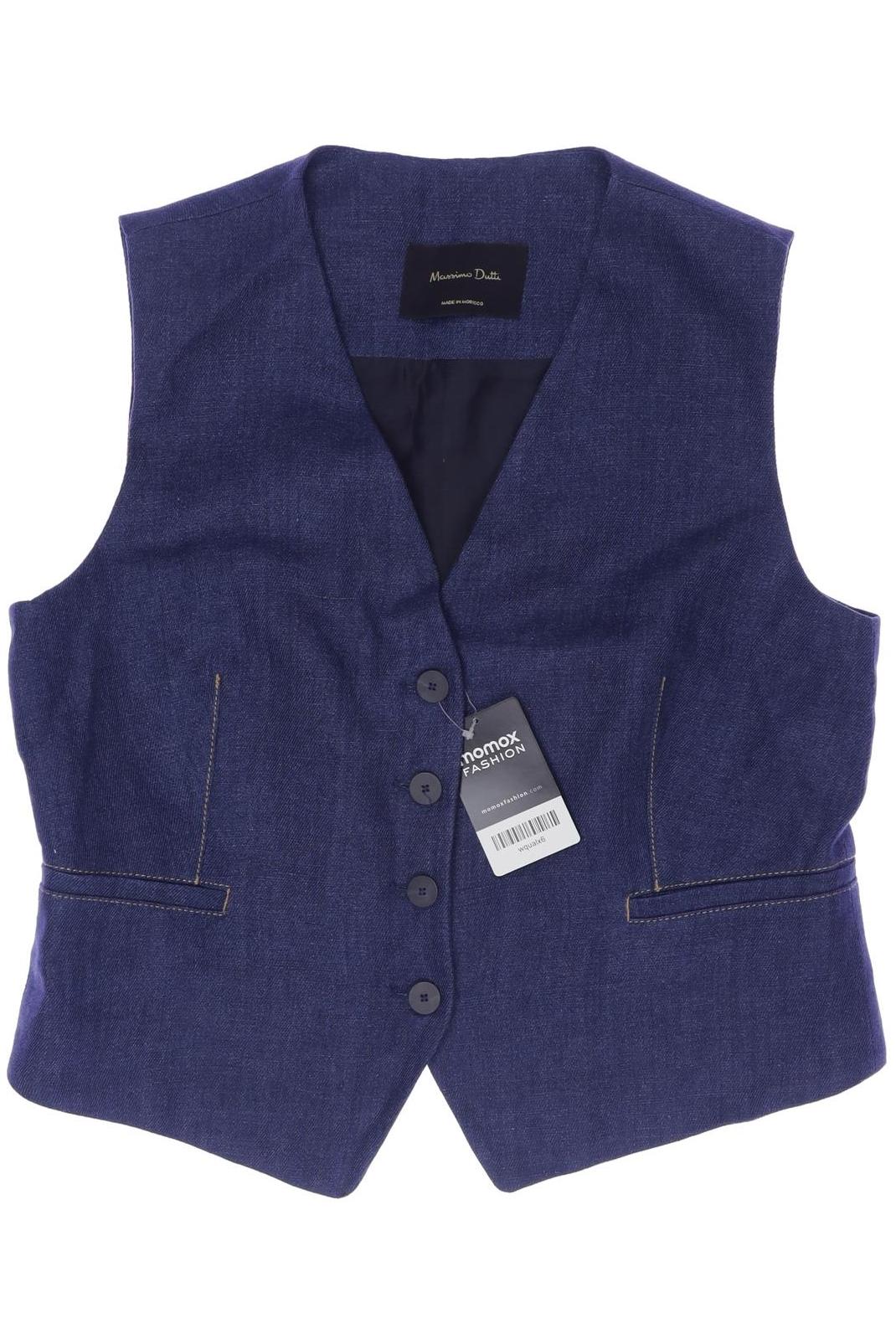 

Massimo Dutti Damen Weste, marineblau, Gr. 42