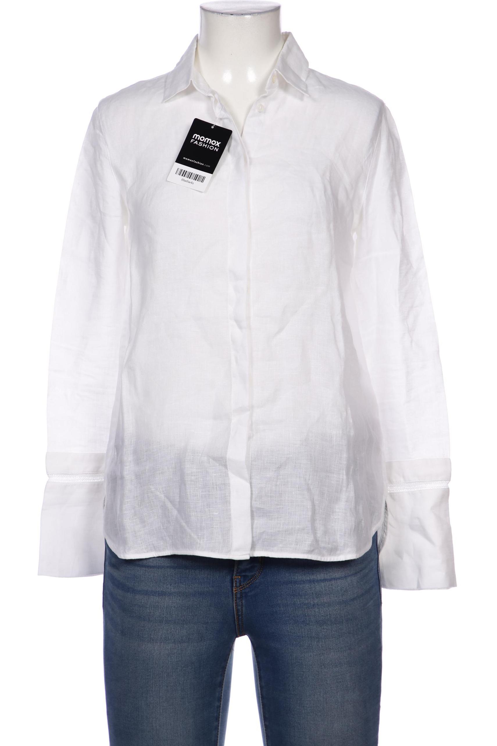 

Massimo Dutti Damen Bluse, weiß, Gr. 34