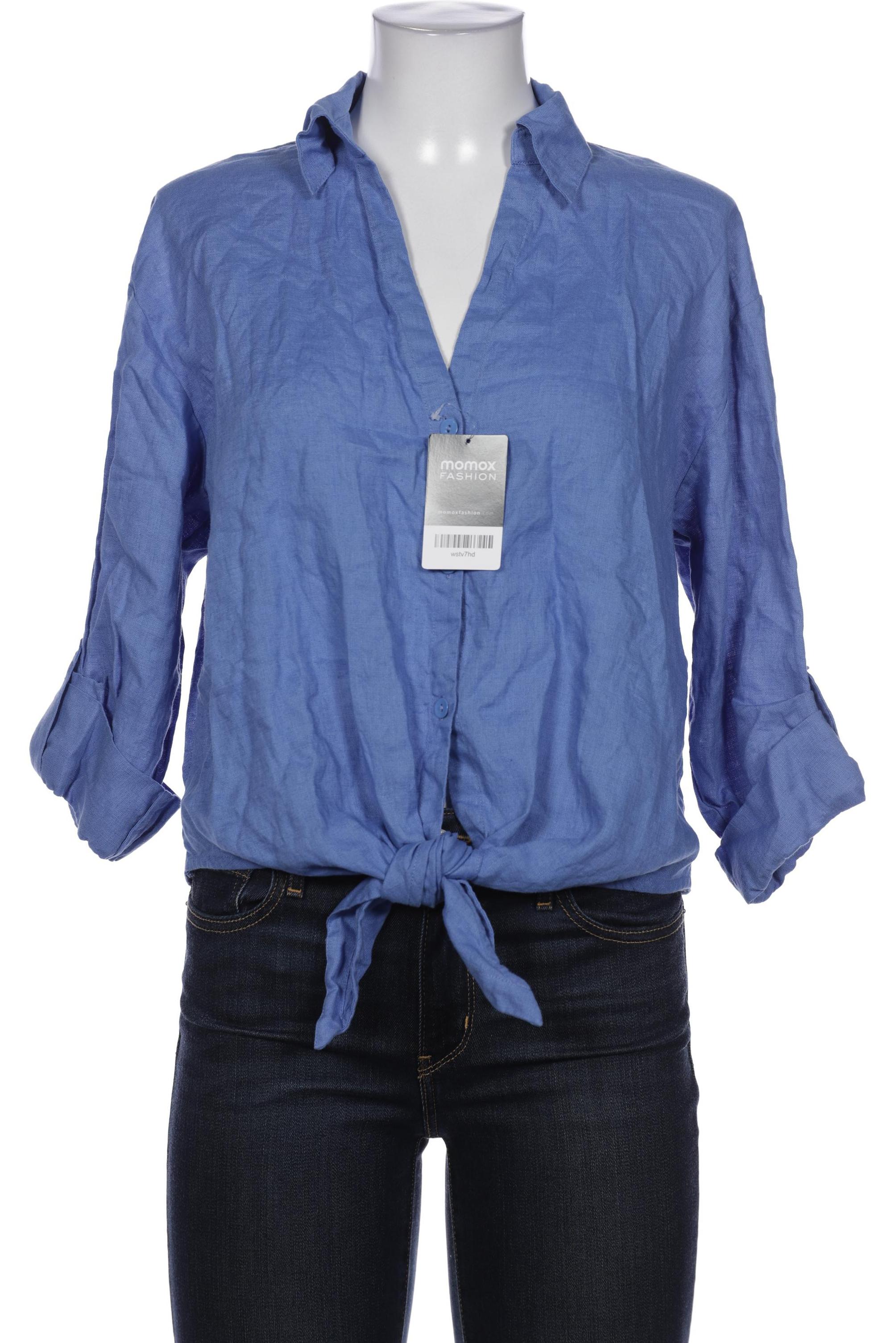 

Massimo Dutti Damen Bluse, blau, Gr. 36