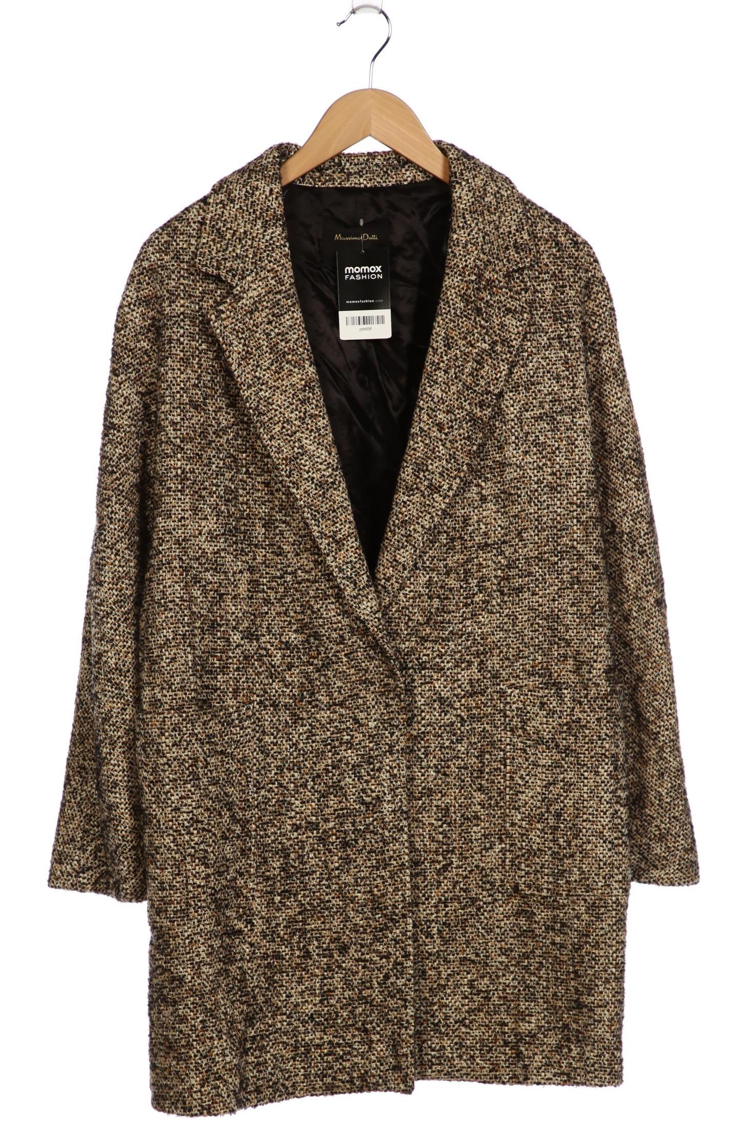 

Massimo Dutti Damen Mantel, beige, Gr. 42