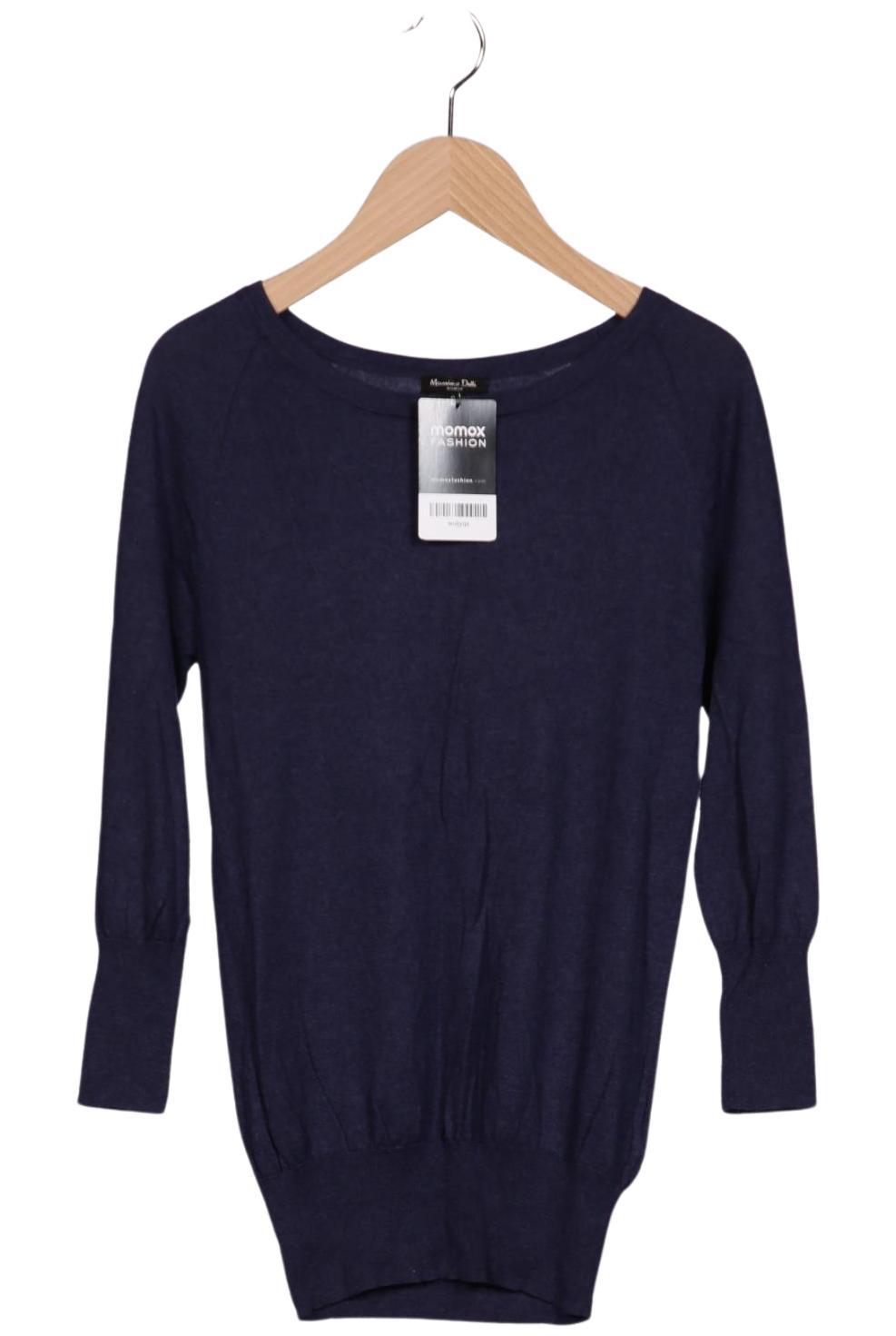 

Massimo Dutti Damen Pullover, marineblau, Gr. 30