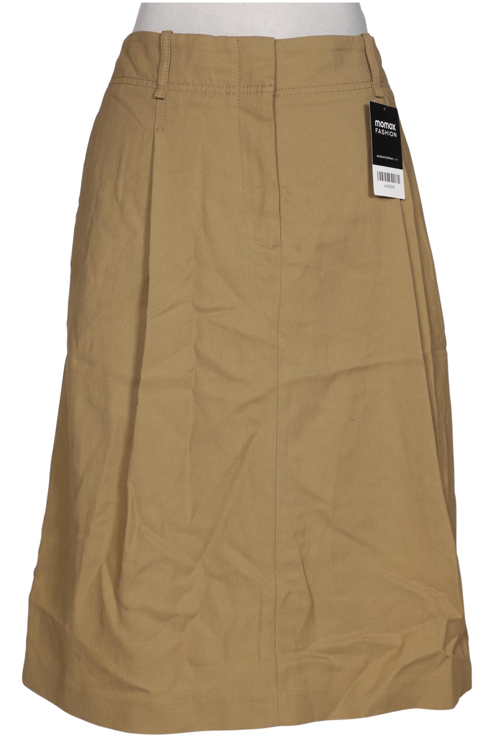 

Massimo Dutti Damen Rock, beige, Gr. 38