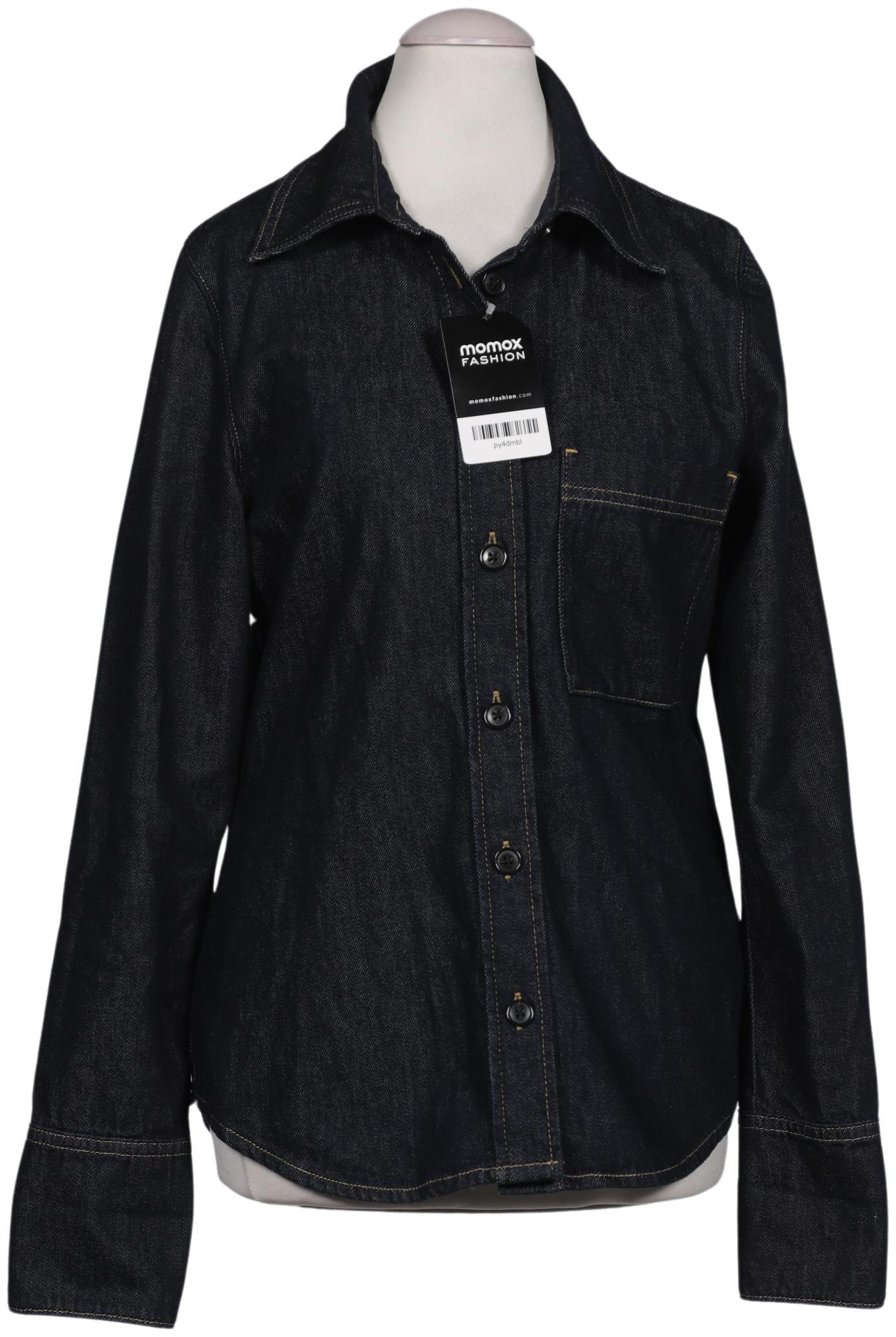 

Massimo Dutti Damen Bluse, marineblau, Gr. 36