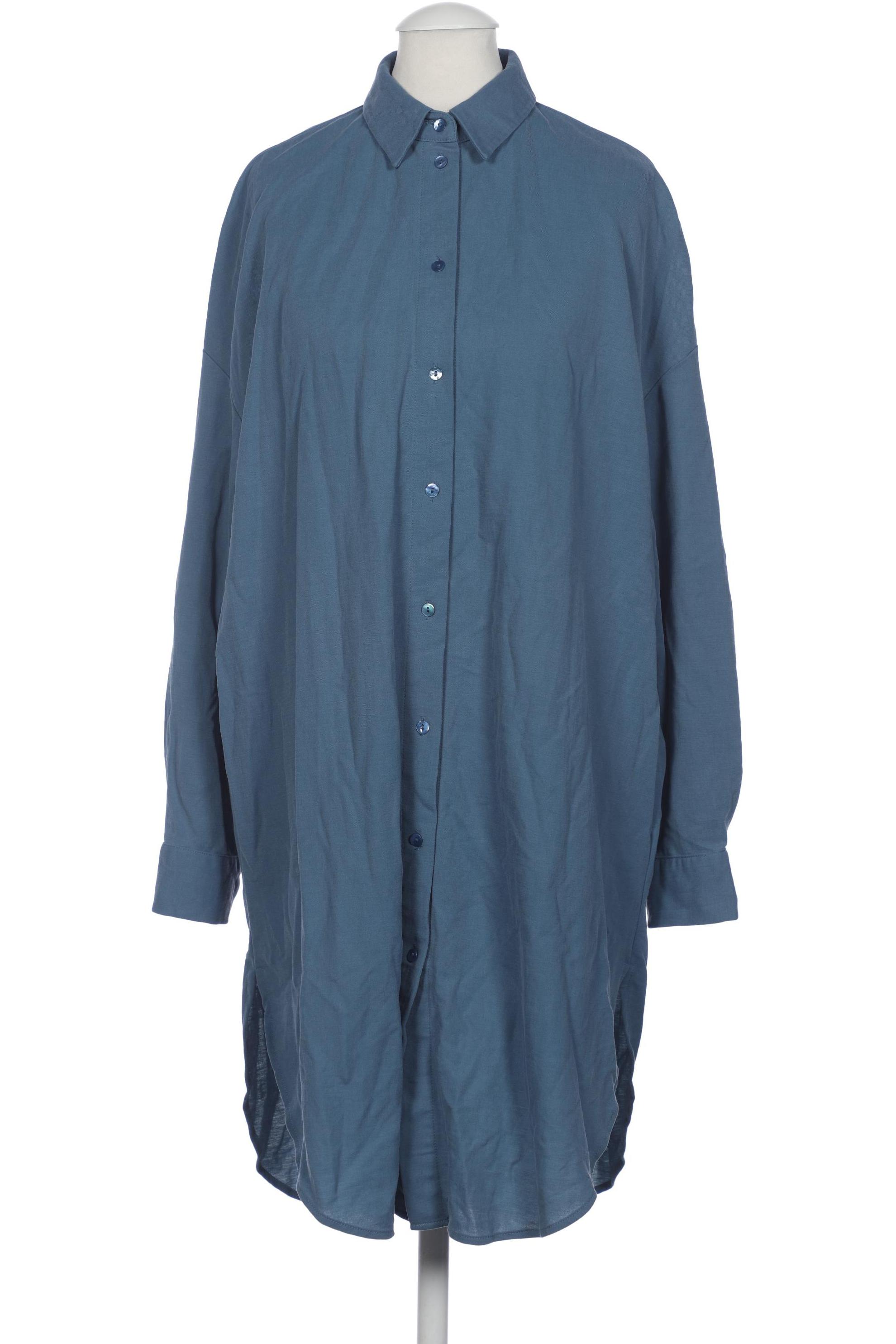 

Massimo Dutti Damen Bluse, blau, Gr. 34