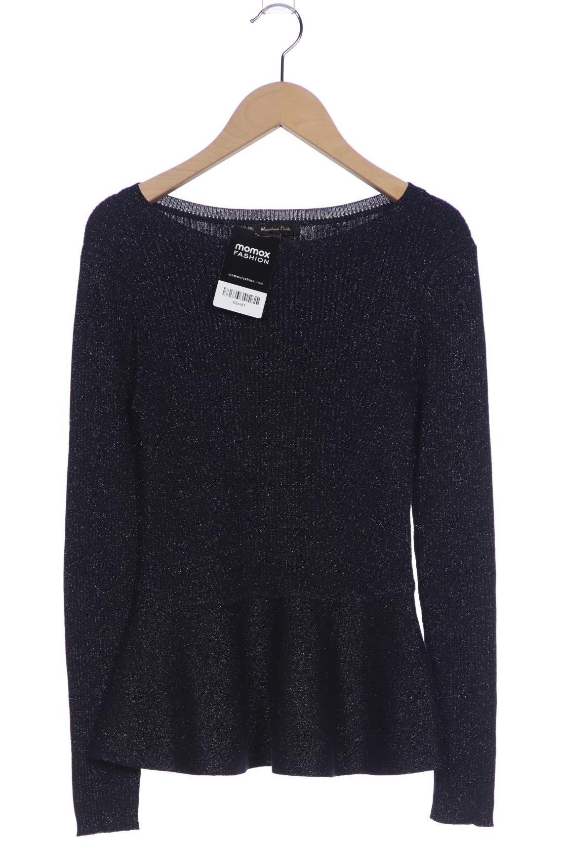 

Massimo Dutti Damen Pullover, marineblau, Gr. 34