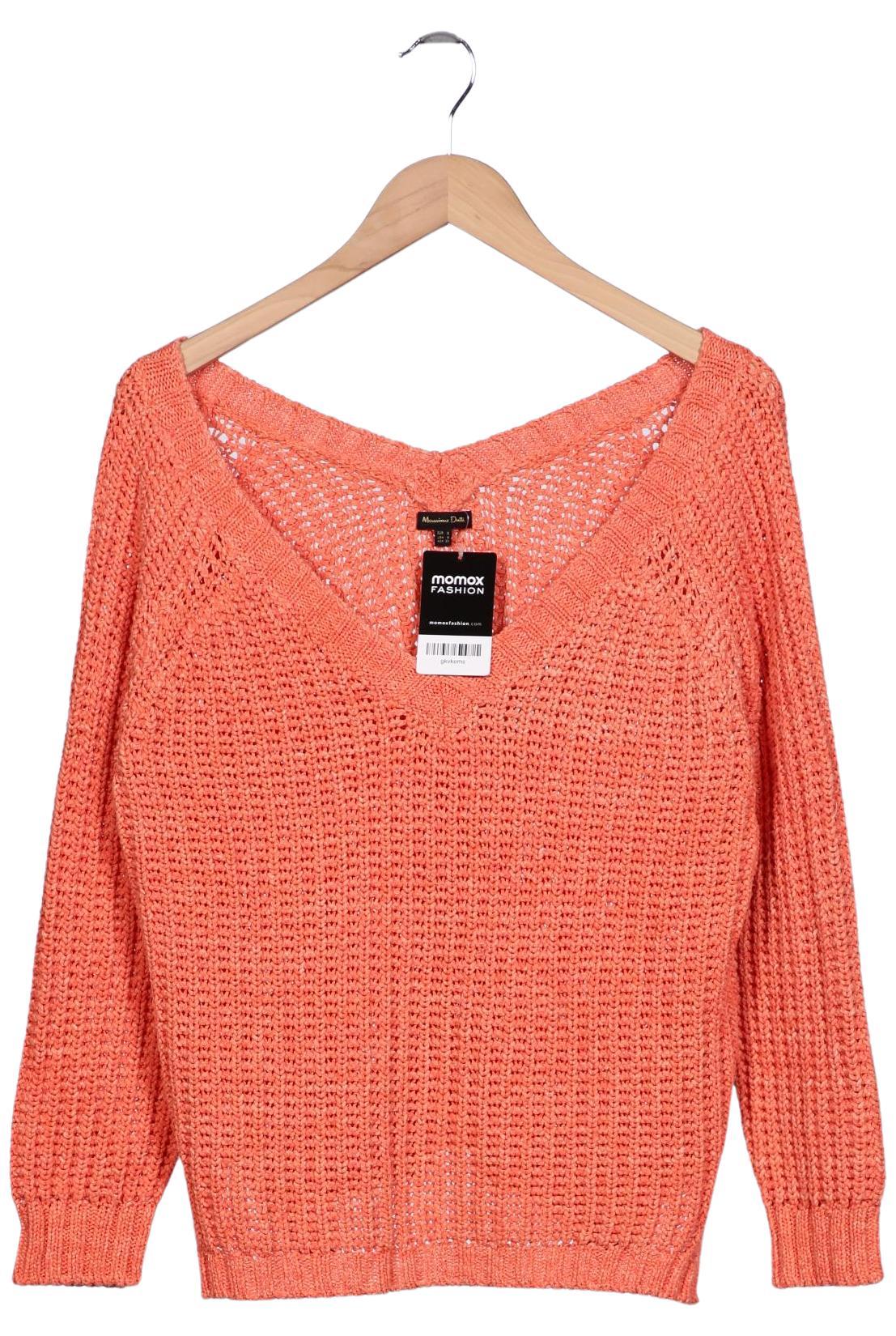 

Massimo Dutti Damen Pullover, orange, Gr. 36