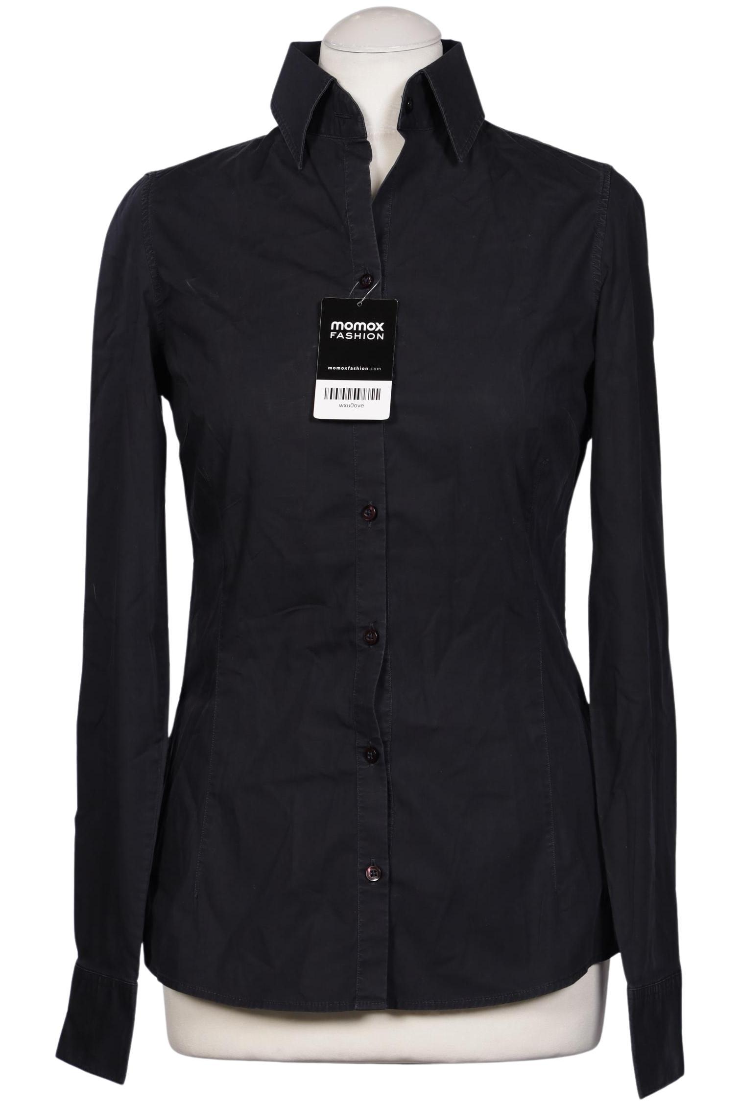 

Massimo Dutti Damen Bluse, marineblau, Gr. 38