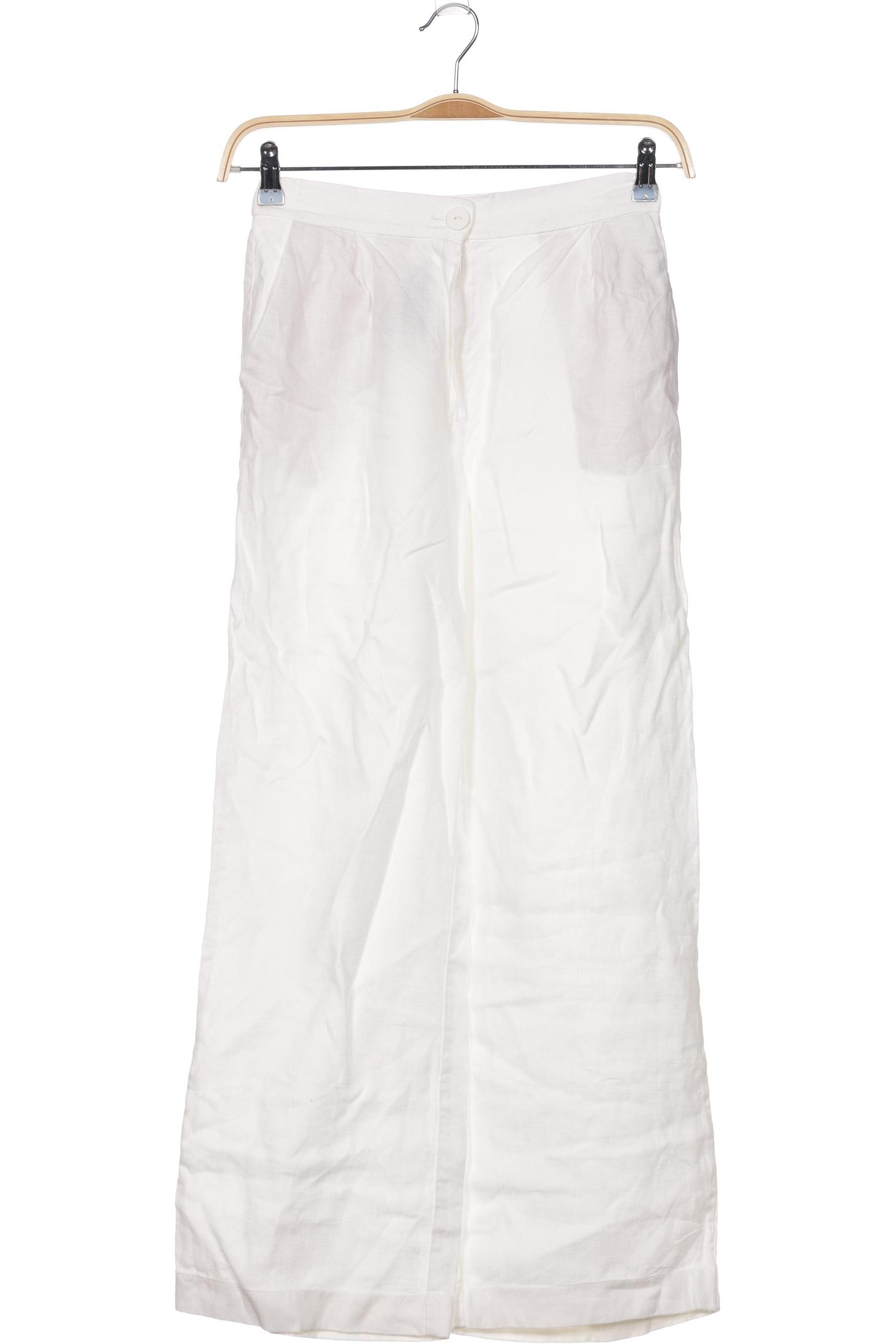 

Massimo Dutti Damen Stoffhose, weiß, Gr. 34