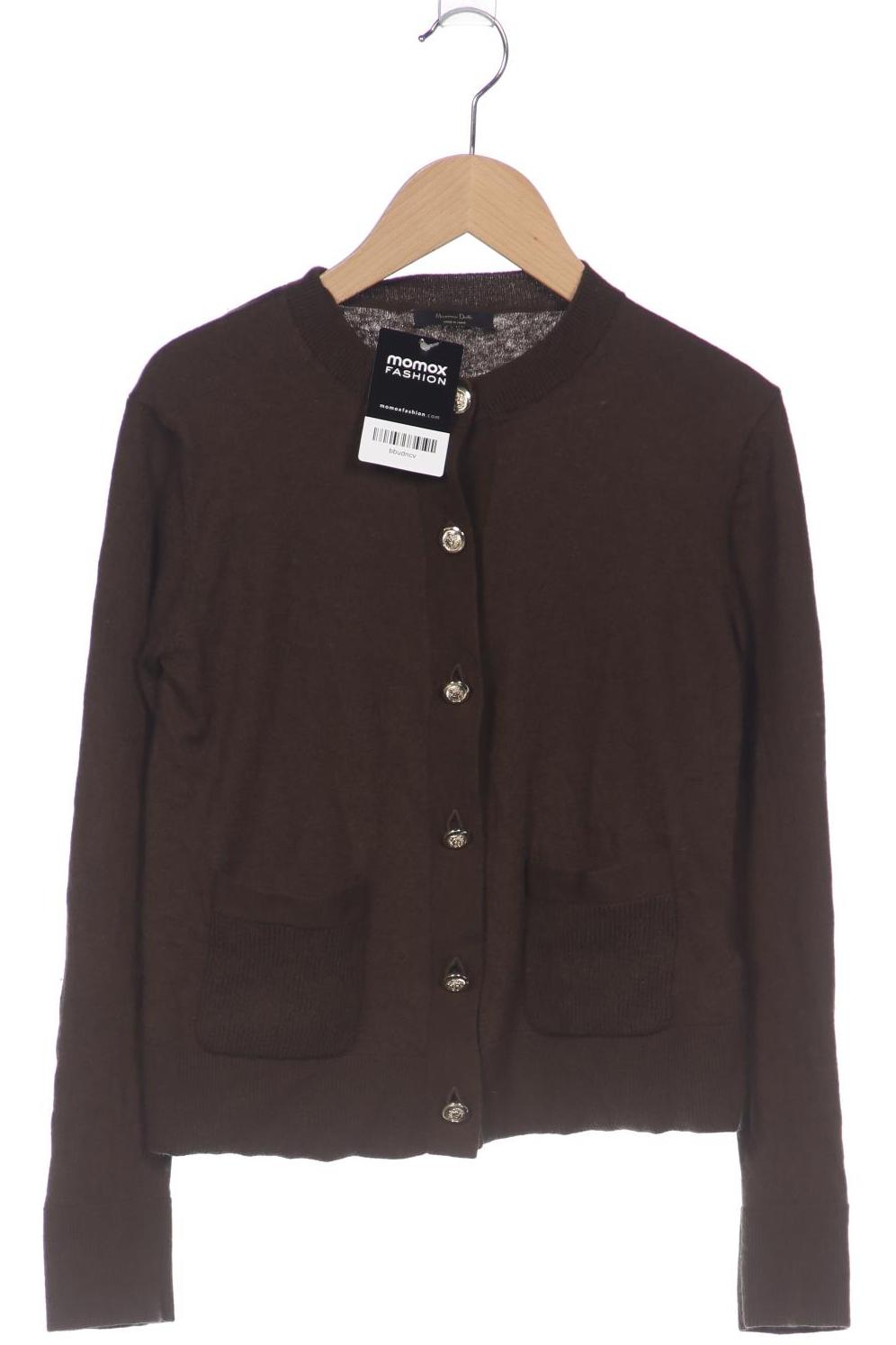 

Massimo Dutti Damen Strickjacke, grün, Gr. 34