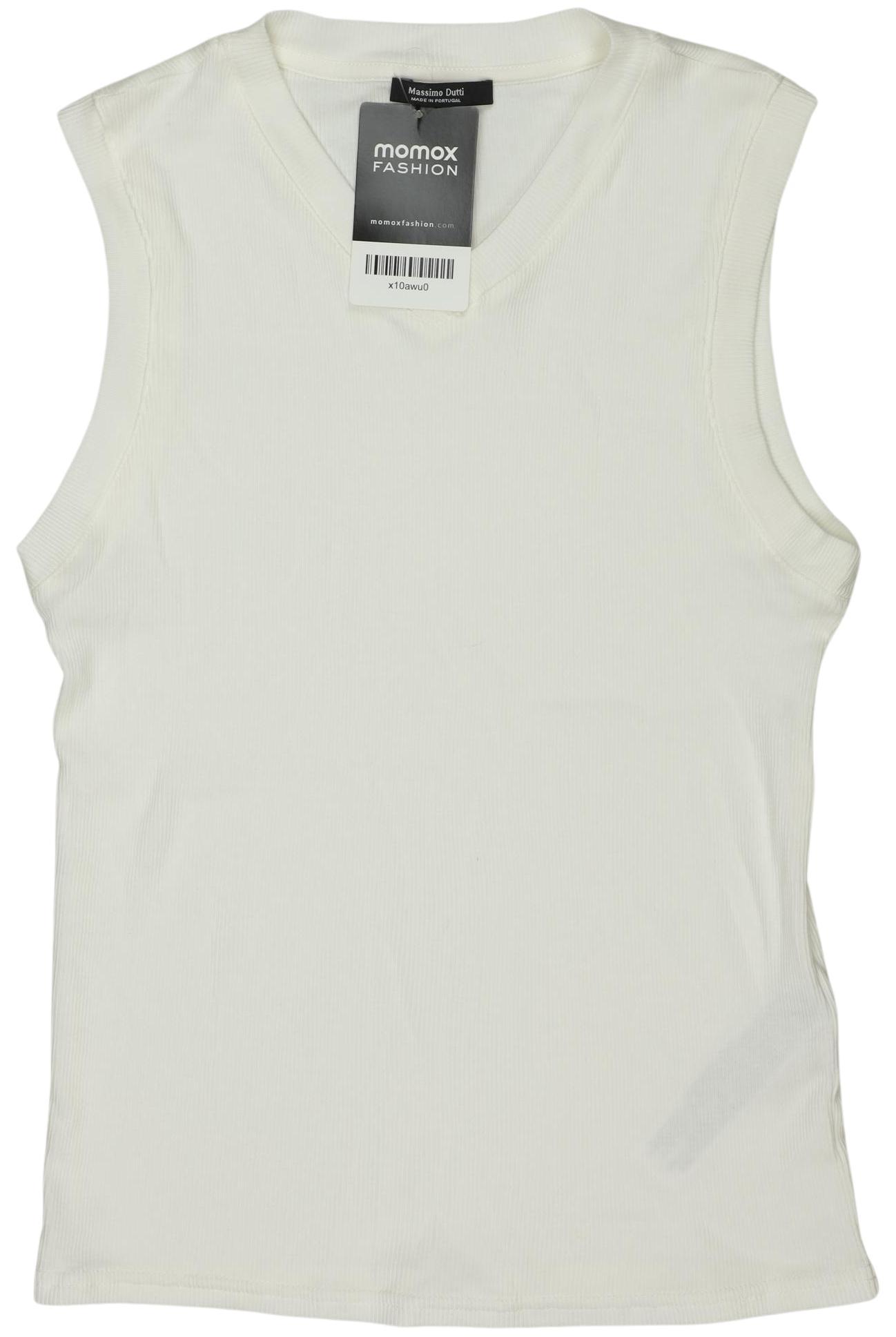

Massimo Dutti Damen Top, weiß, Gr. 36