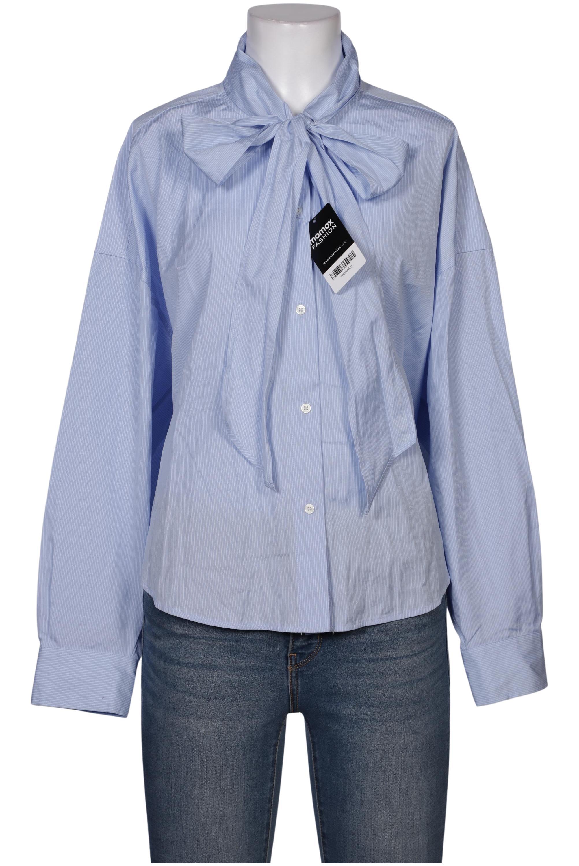 

Massimo Dutti Damen Bluse, blau, Gr. 38