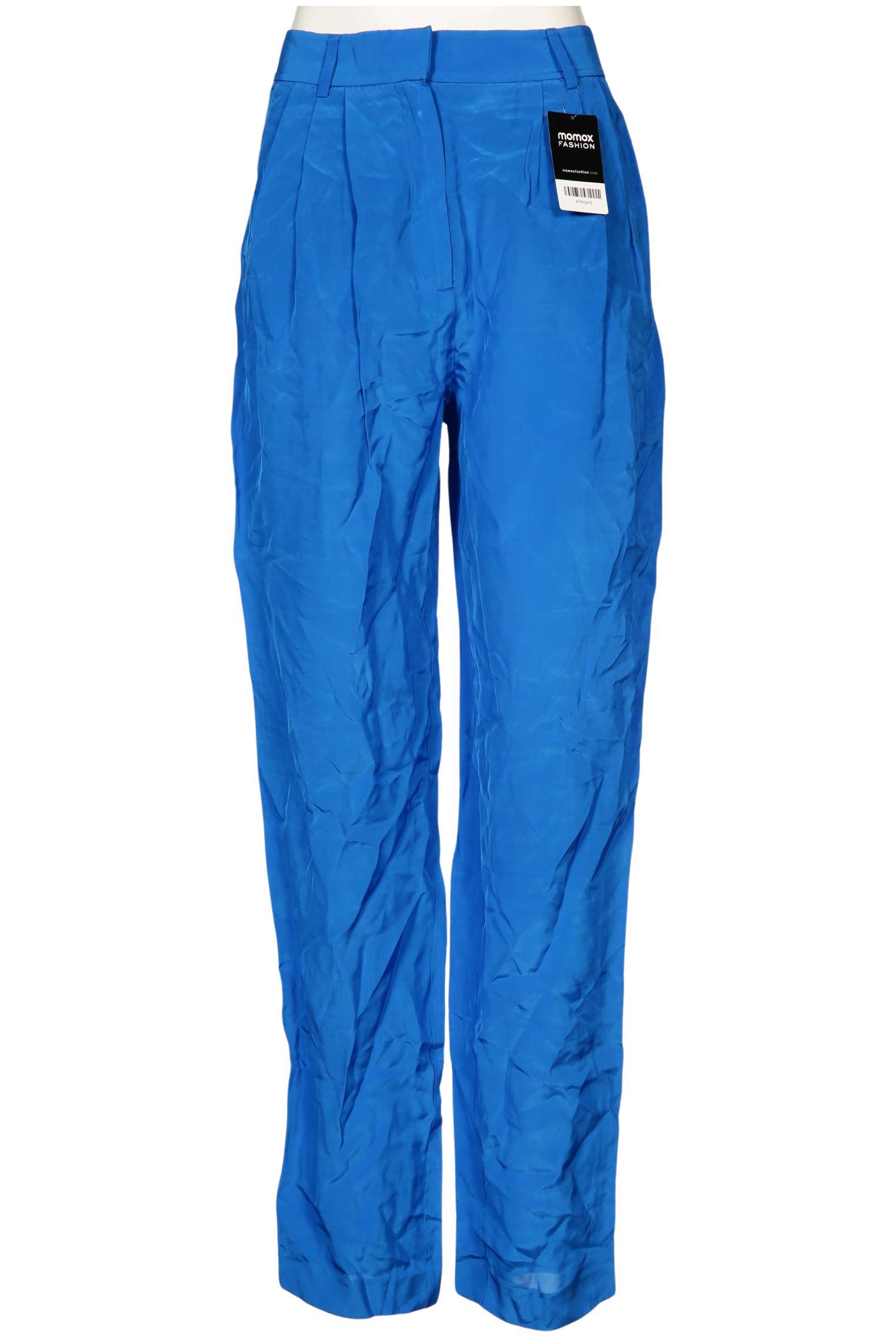 

Massimo Dutti Damen Stoffhose, blau, Gr. 0