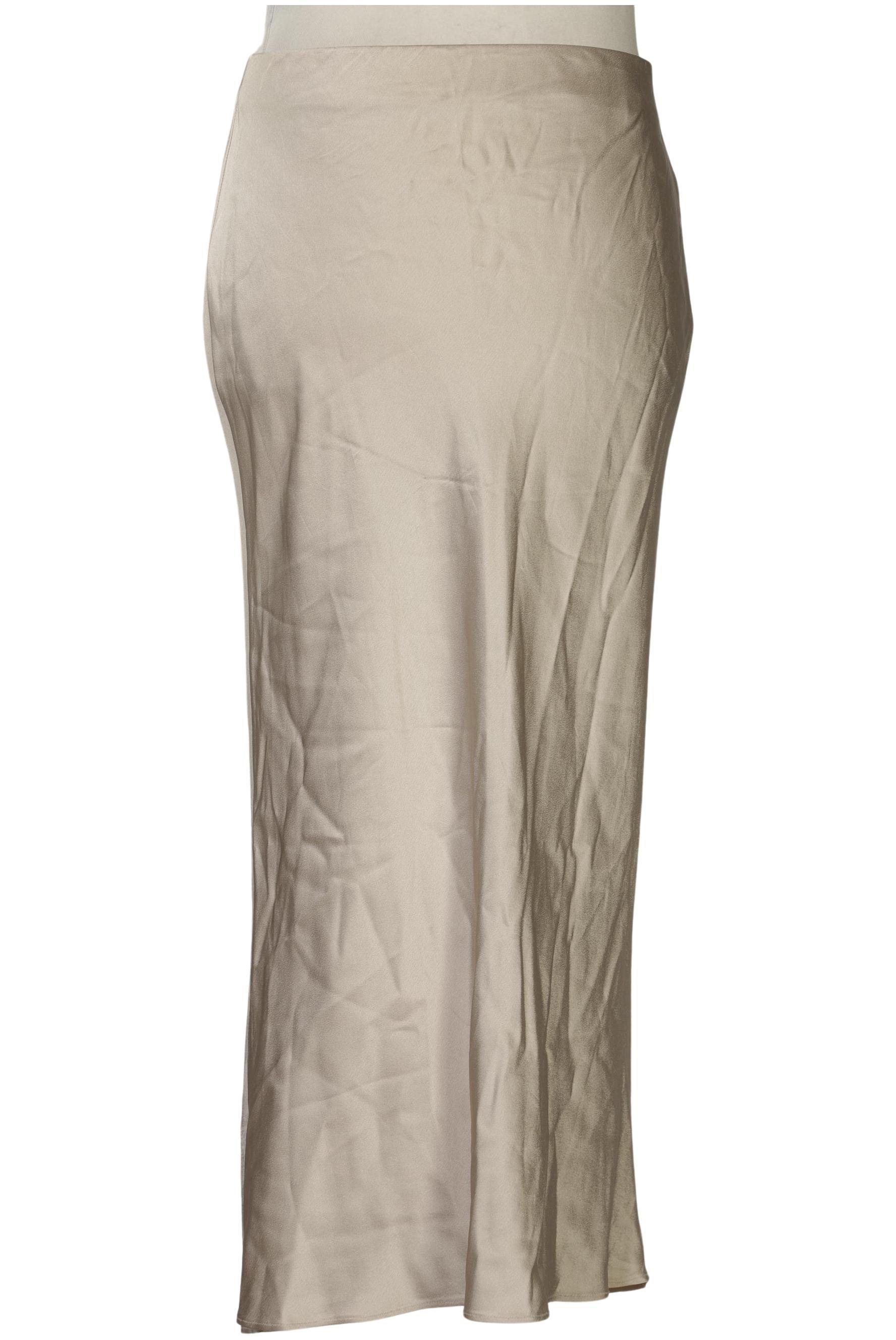 

Massimo Dutti Damen Rock, beige, Gr. 42